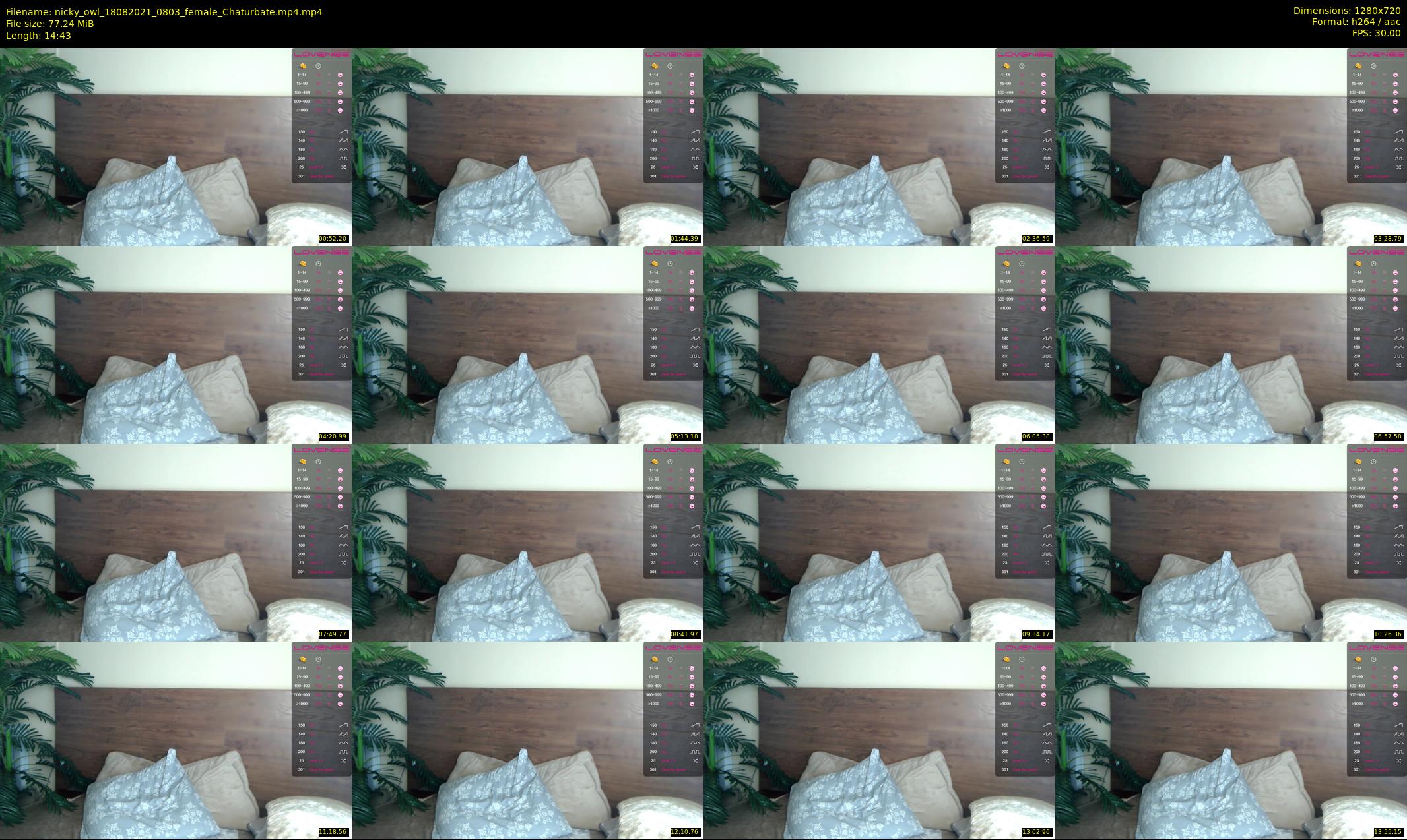 nicky_owl — 15 minute Chaturbate female cam show recording, 720p, Aug 18, 2021
