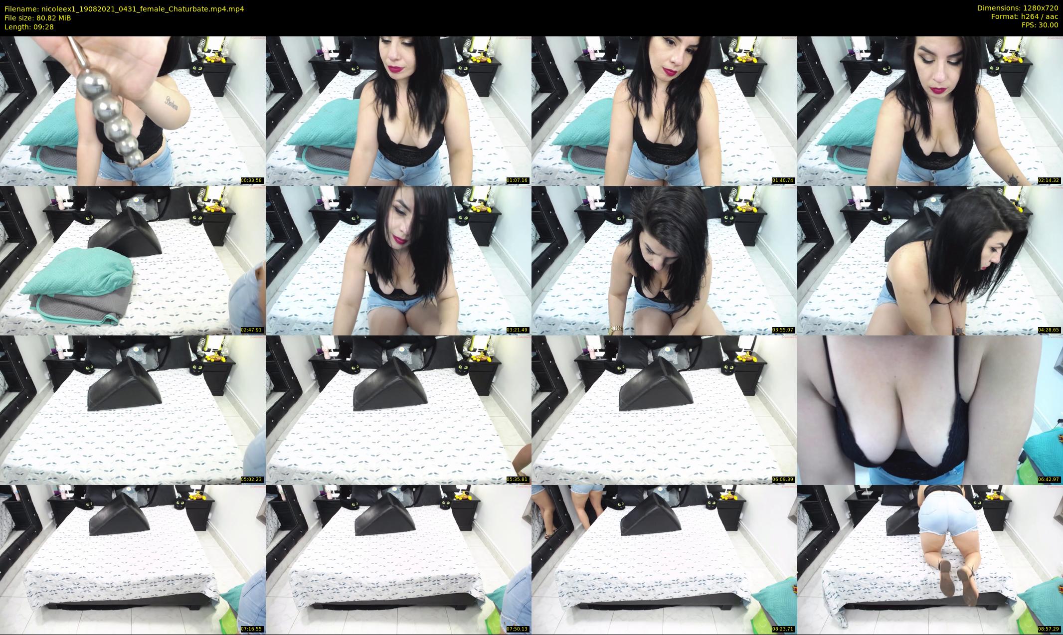 nicoleex1 — 10 minute Chaturbate female cam show recording, 720p, Aug 19, 2021