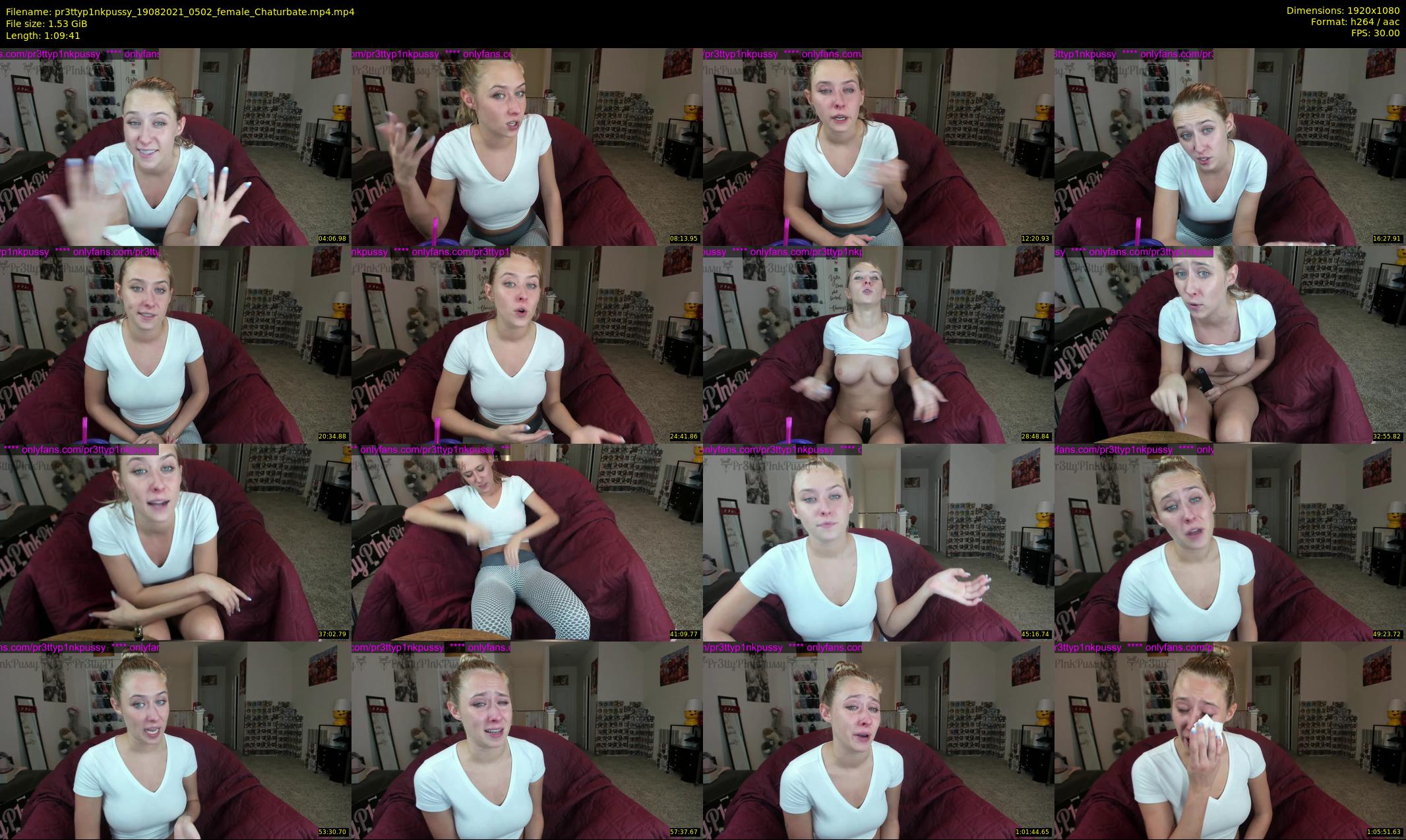 pr3ttyp1nkpussy — 70 minute Chaturbate couple cam show recording, 1080p, Aug 19, 2021