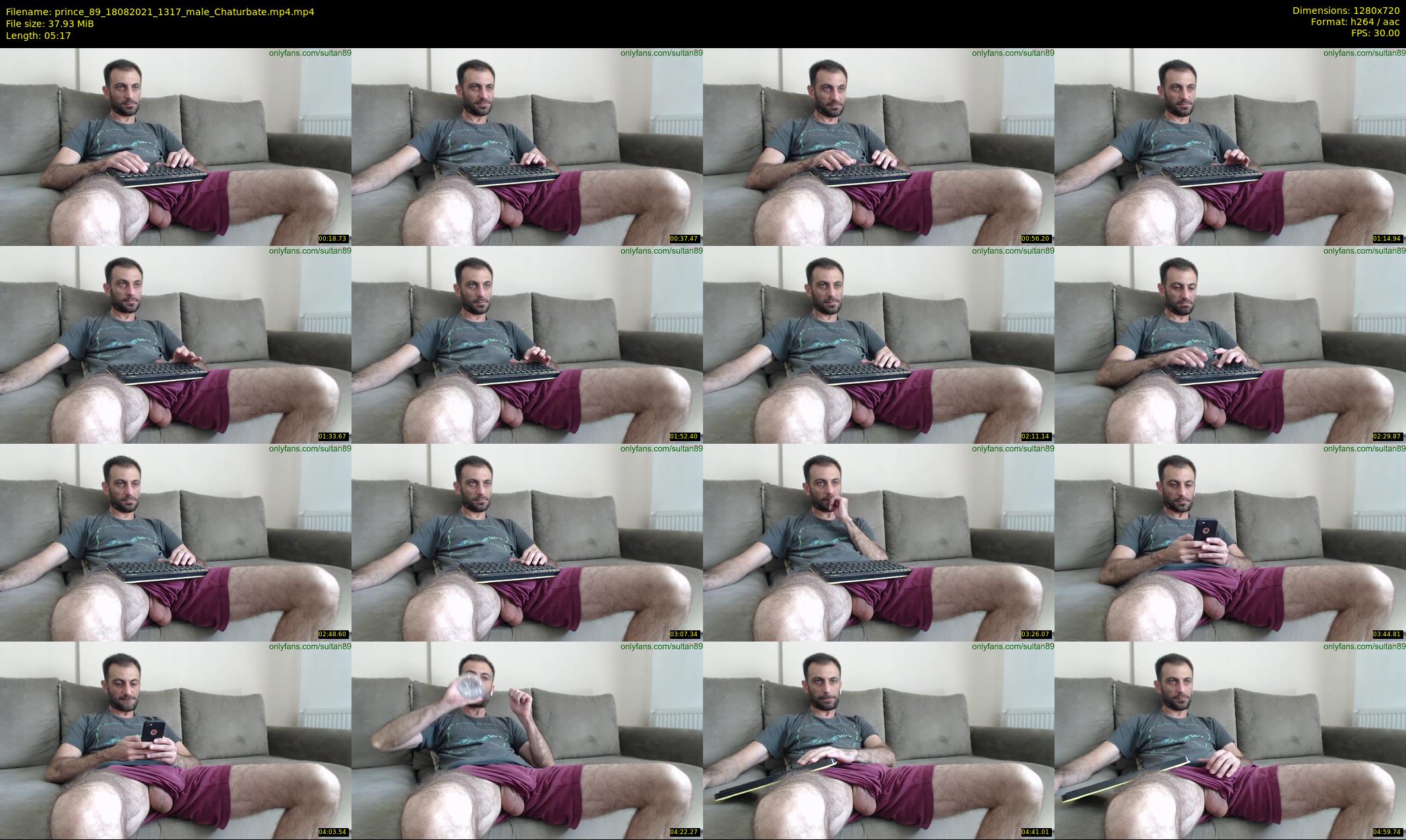 prince_89 — 6 minute Chaturbate male cam show recording, 720p, Aug 18, 2021
