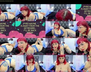pyrowayne — 80 minute Chaturbate female cam show recording, 1080p, Aug 19, 2021