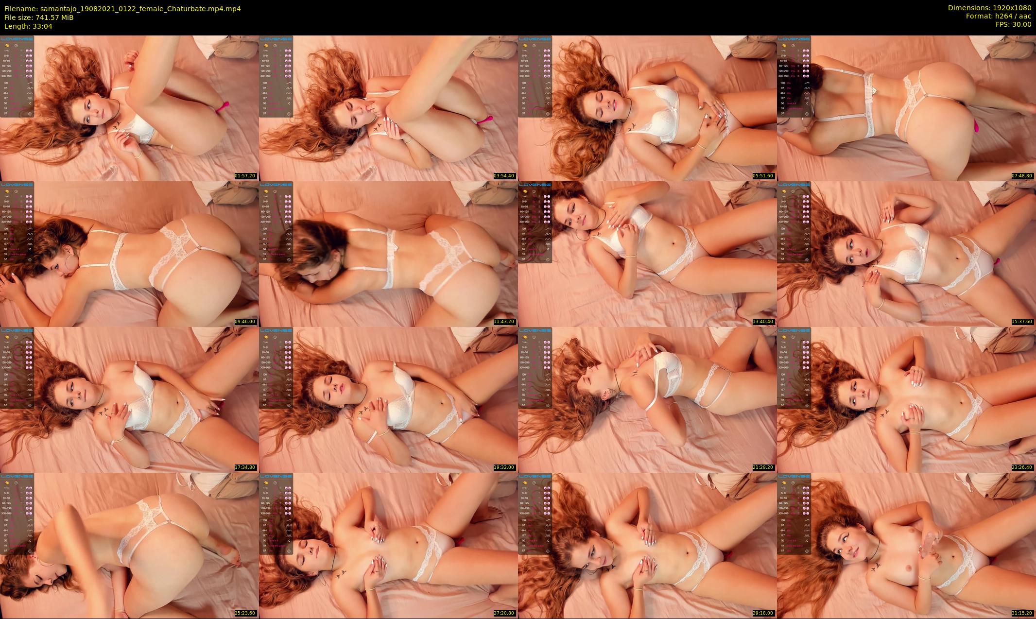 samantajo — 34 minute Chaturbate female cam show recording, 1080p, Aug 19, 2021