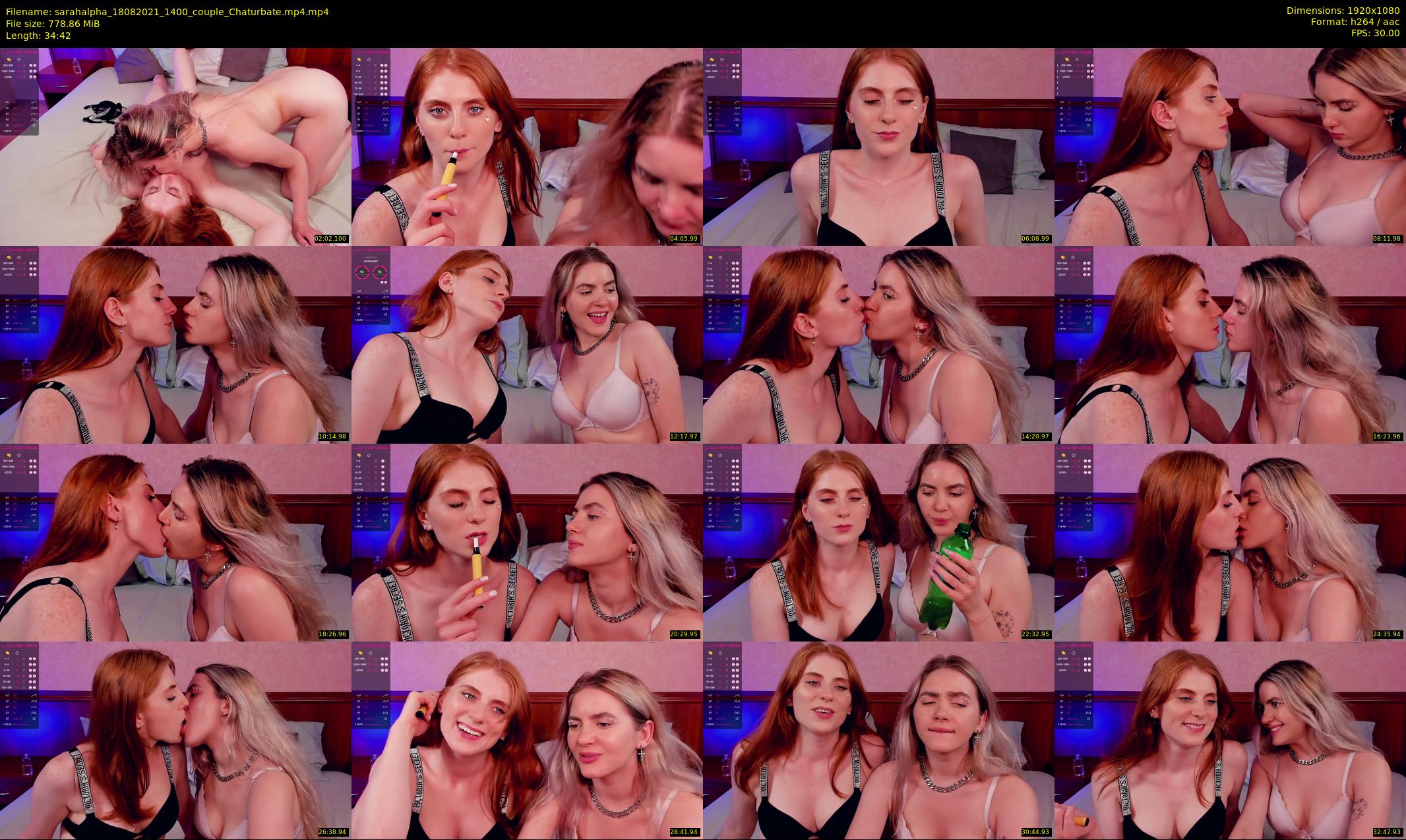 sarahalpha — 35 minute Chaturbate couple cam show recording, 1080p, Aug 18, 2021