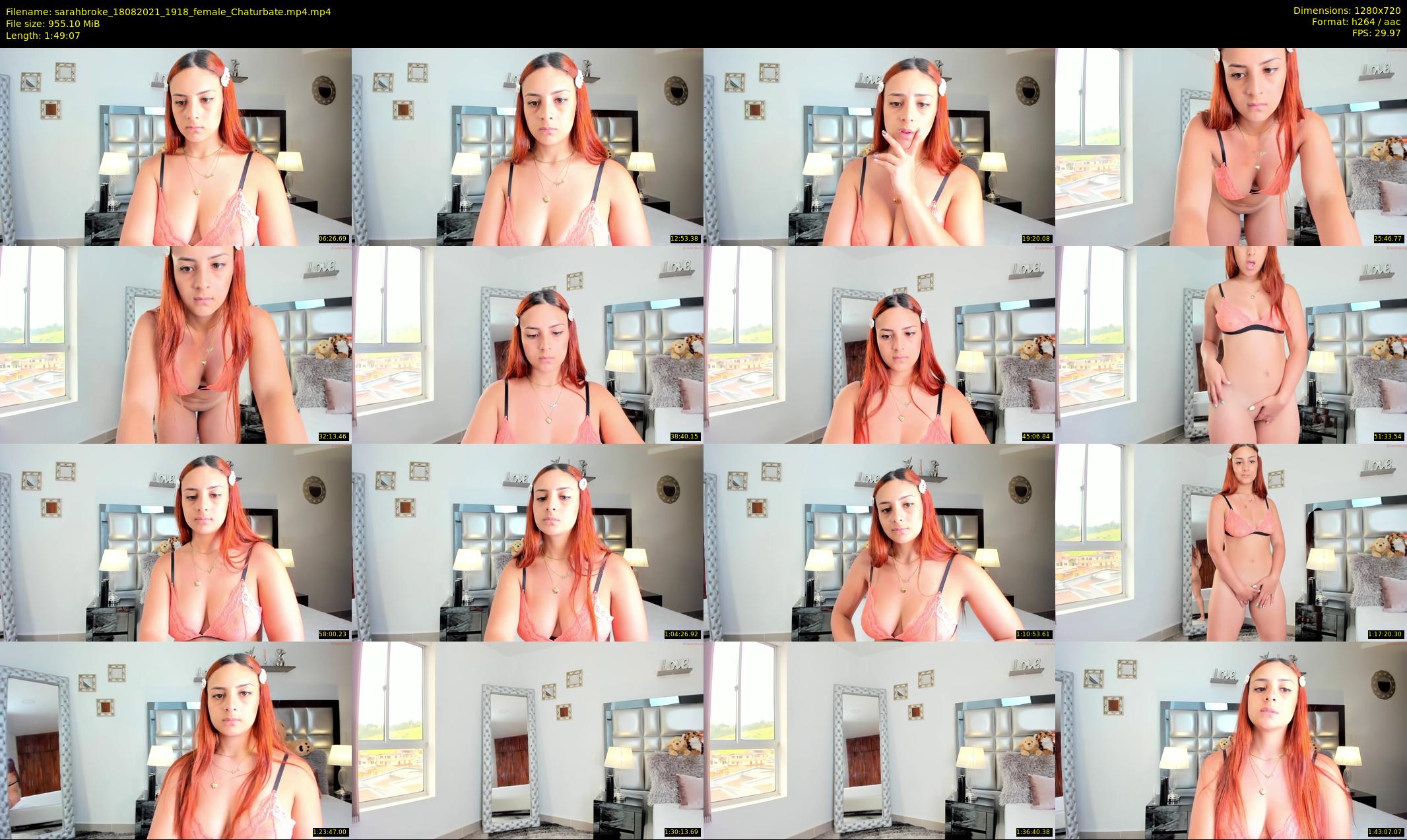 sarahbroke — 110 minute Chaturbate female cam show recording, 720p, Aug 18, 2021