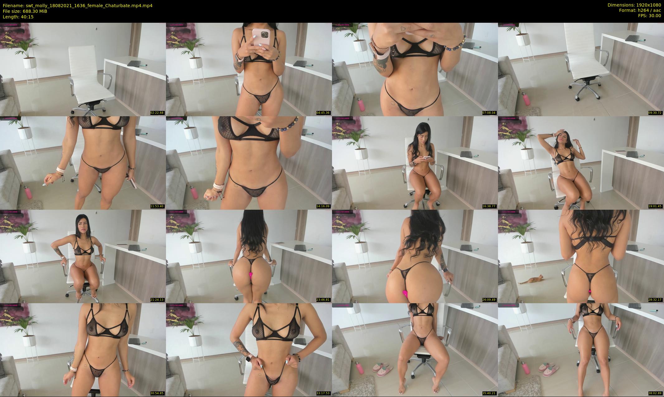 swt_molly — 41 minute Chaturbate female cam show recording, 1080p, Aug 18, 2021