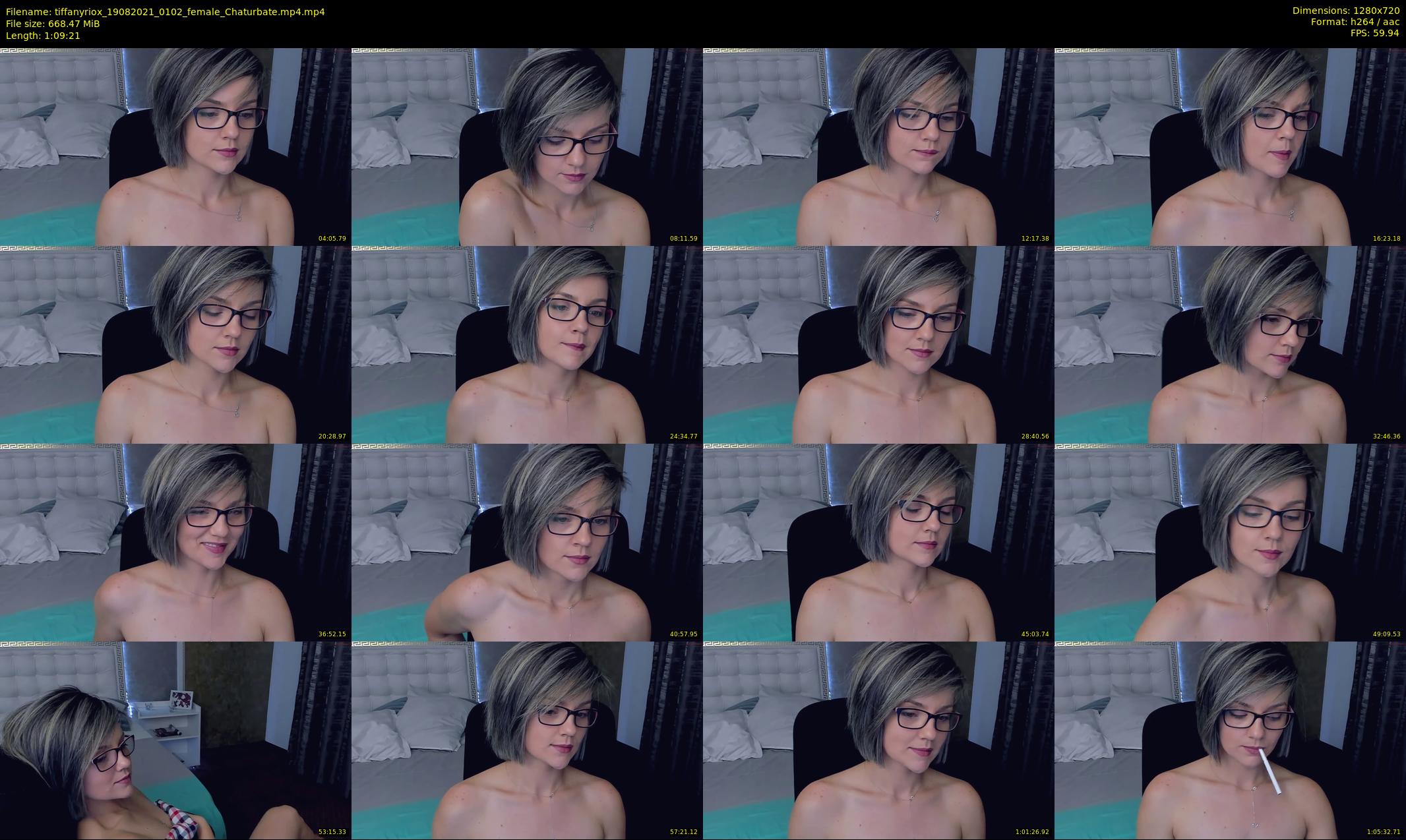 tiffanyriox — 70 minute Chaturbate female cam show recording, 720p, Aug 19, 2021