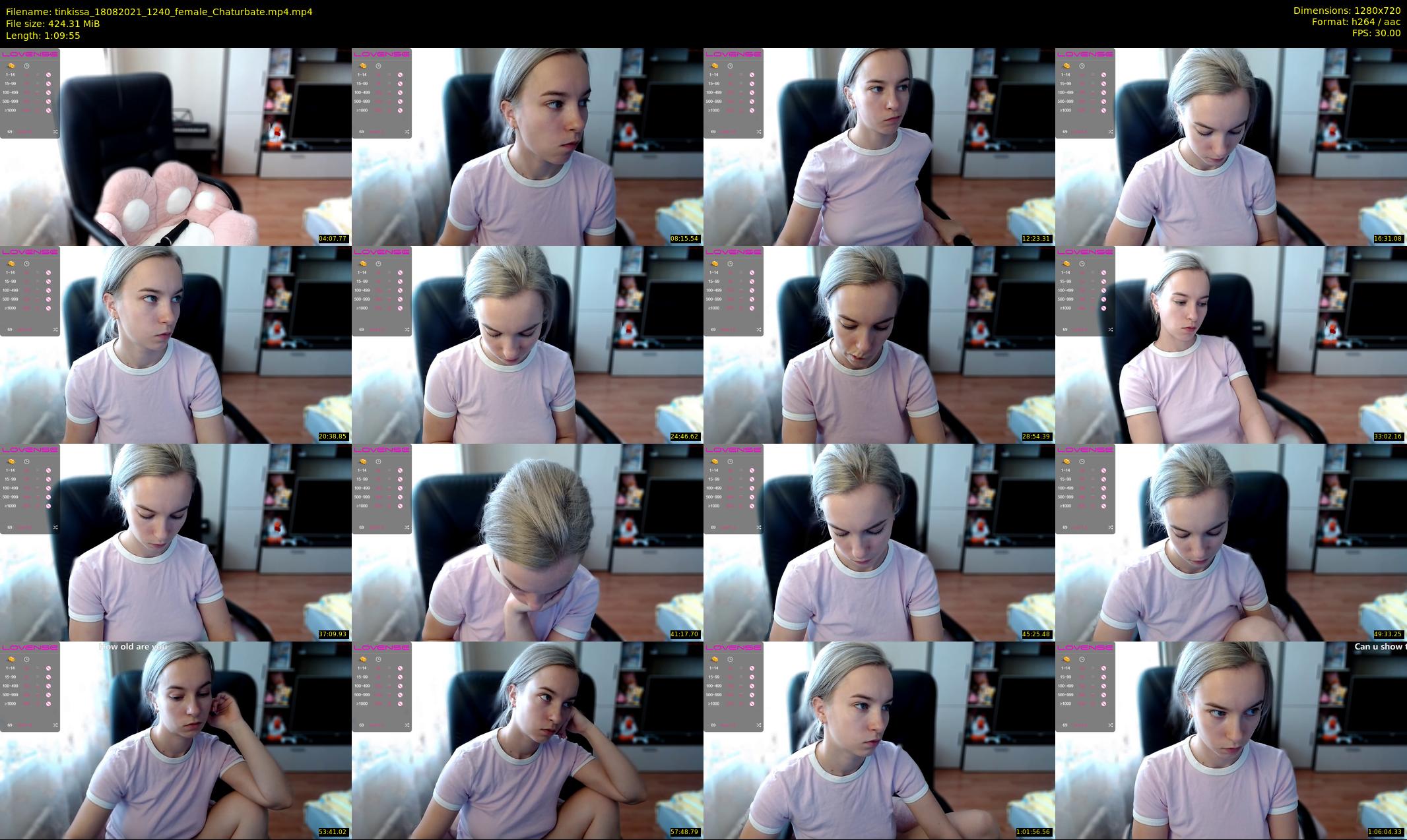 tinkissa — 70 minute Chaturbate couple cam show recording, 720p, Aug 18, 2021