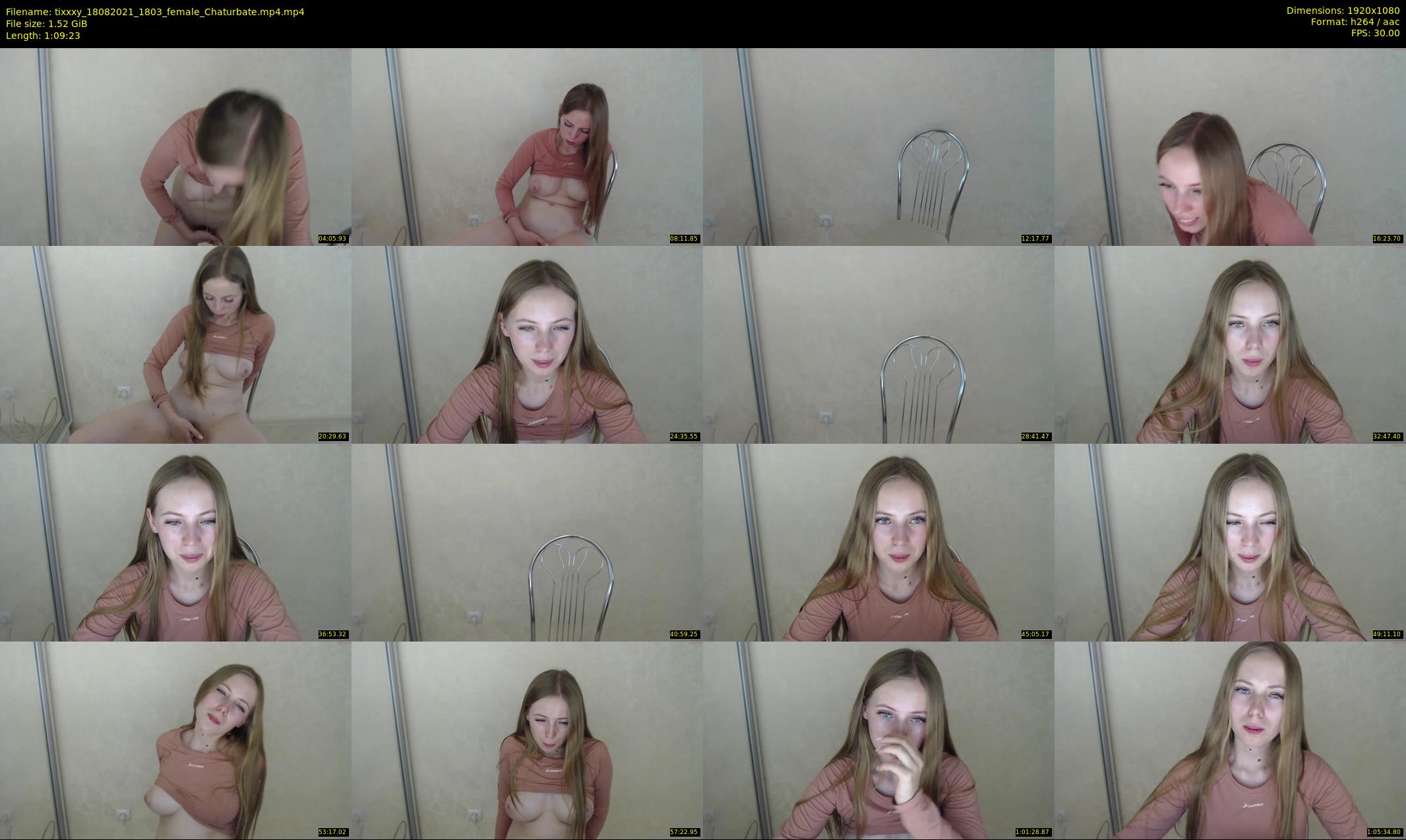 tixxxy — 70 minute Chaturbate female cam show recording, 1080p, Aug 18, 2021
