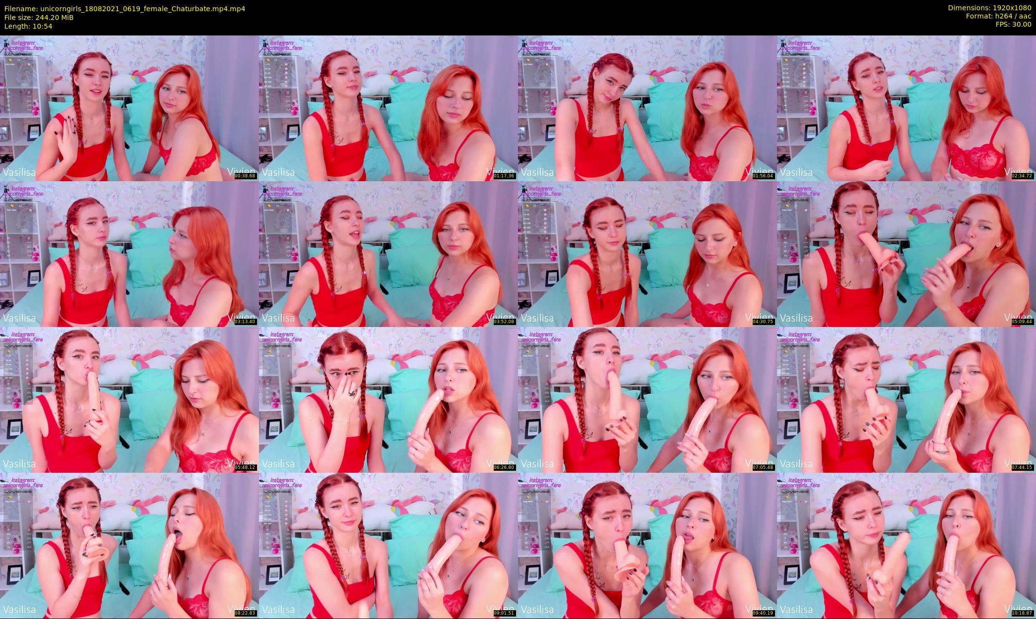 unicorngirls — 11 minute Chaturbate couple cam show recording, 1080p, Aug 18, 2021