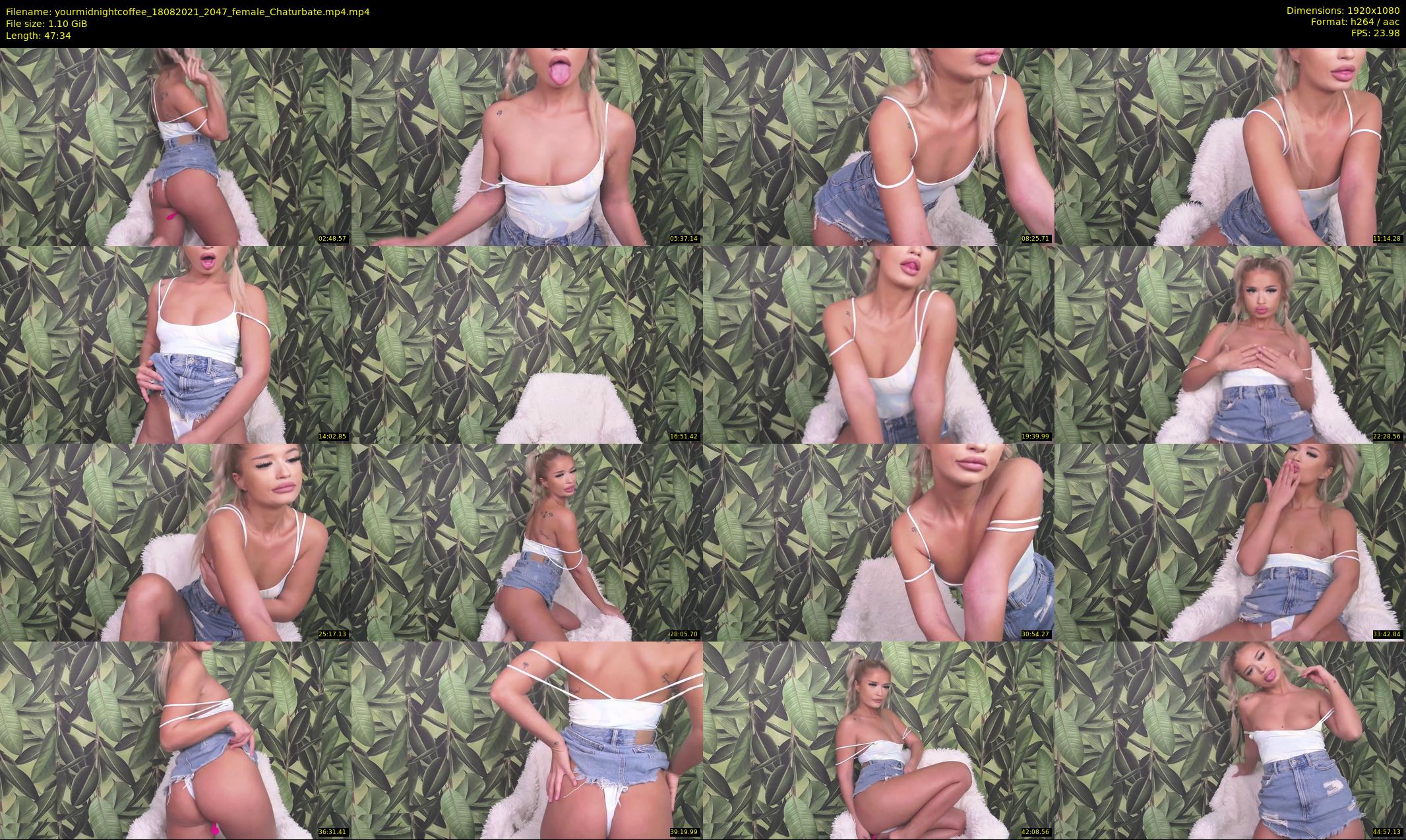 yourmidnightcoffee — 48 minute Chaturbate female cam show recording, 1080p, Aug 18, 2021