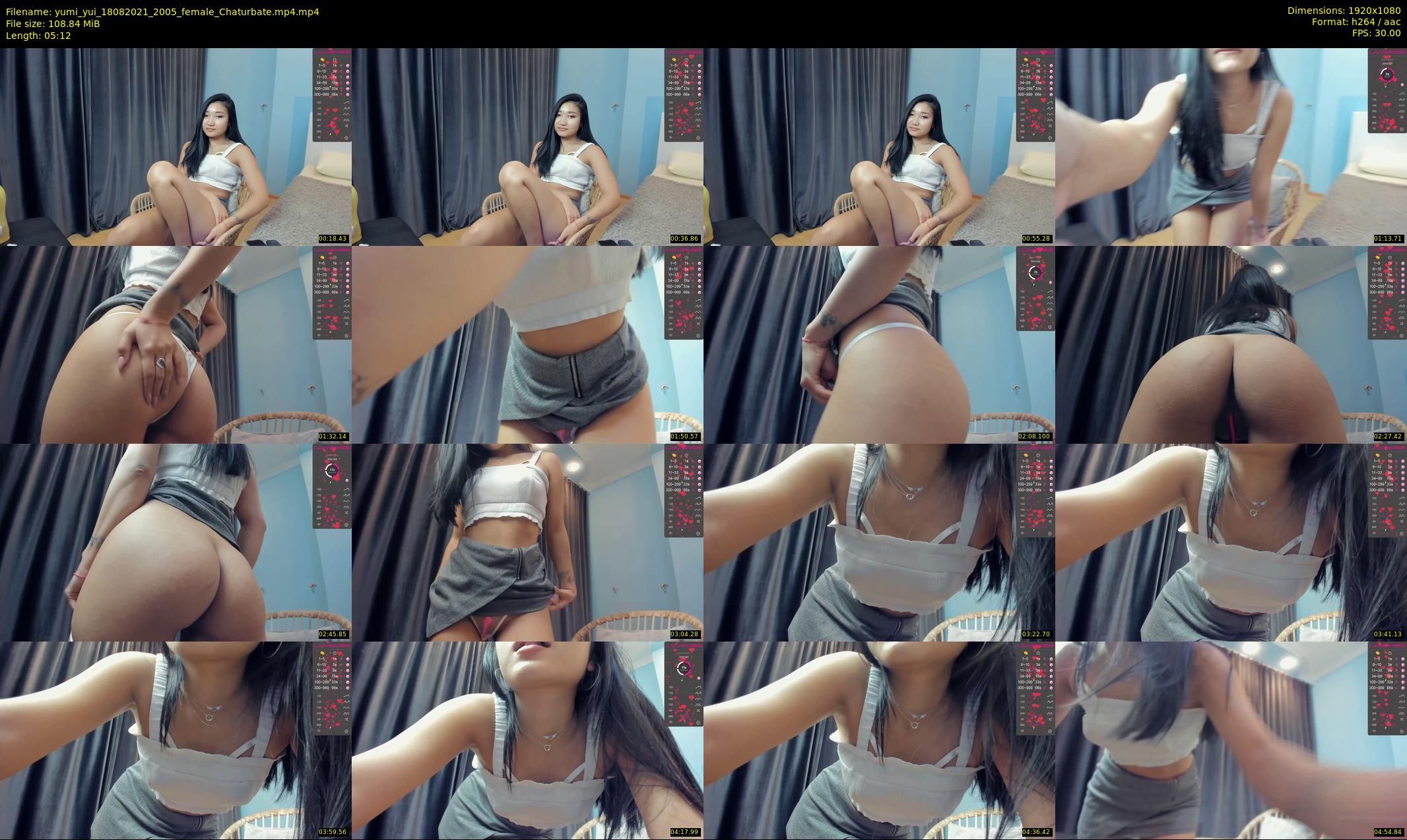 yumi_yui — 6 minute Chaturbate female cam show recording, 1080p, Aug 18, 2021
