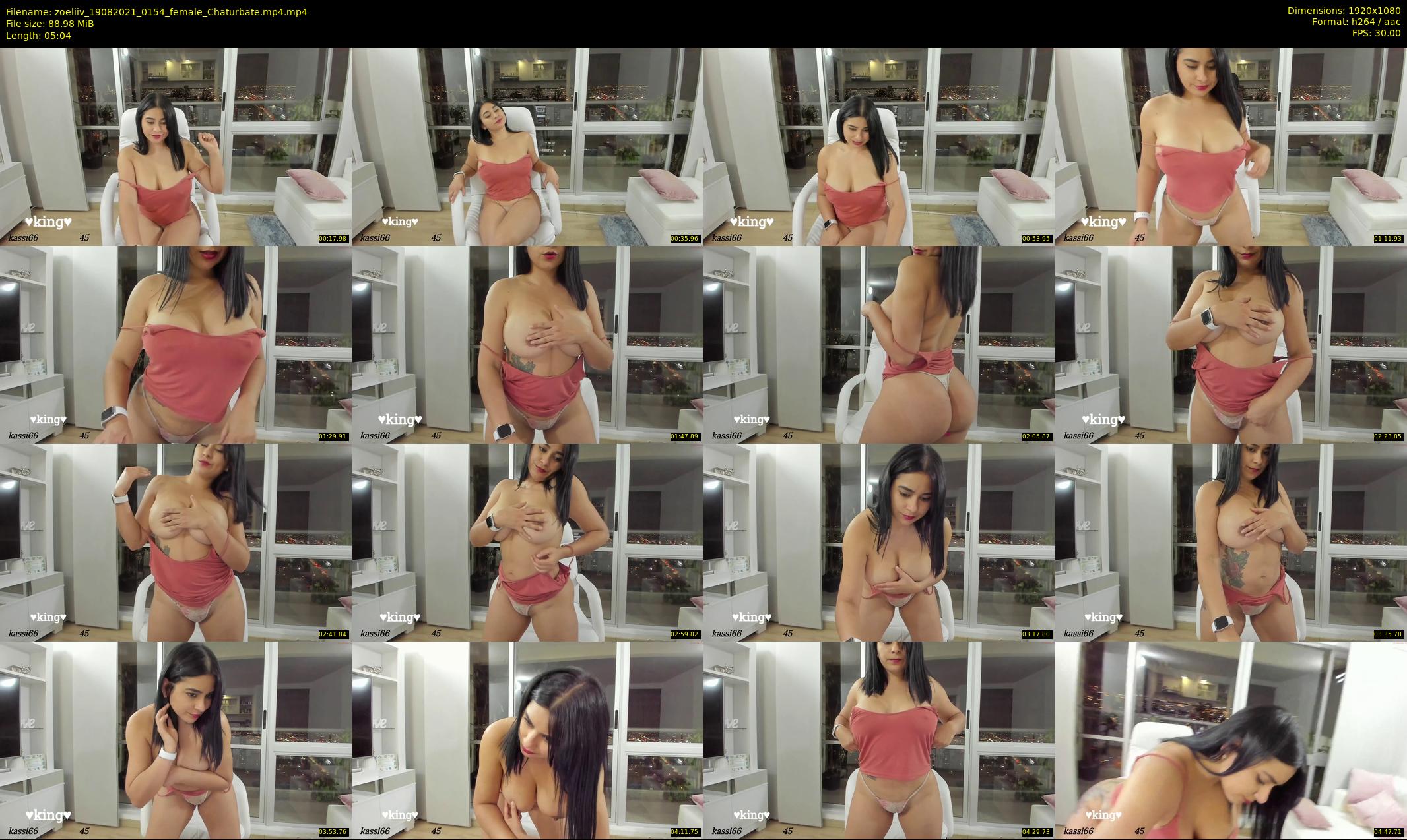 zoeliiv — 6 minute Chaturbate female cam show recording, 1080p, Aug 19, 2021