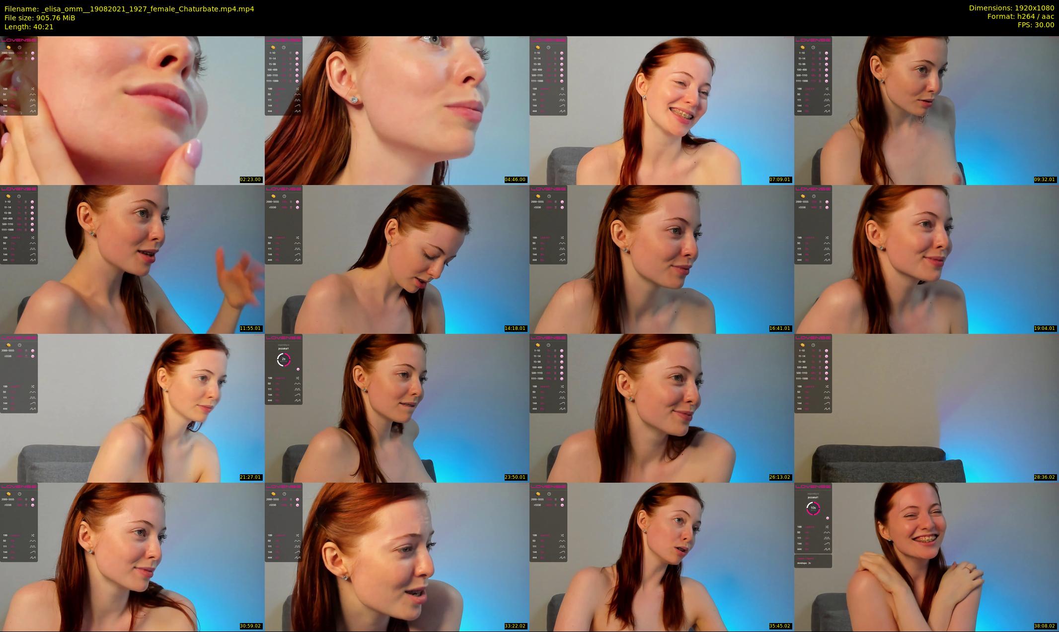_elisa_omm_ — 41 minute Chaturbate female cam show recording, 1080p, Aug 19, 2021