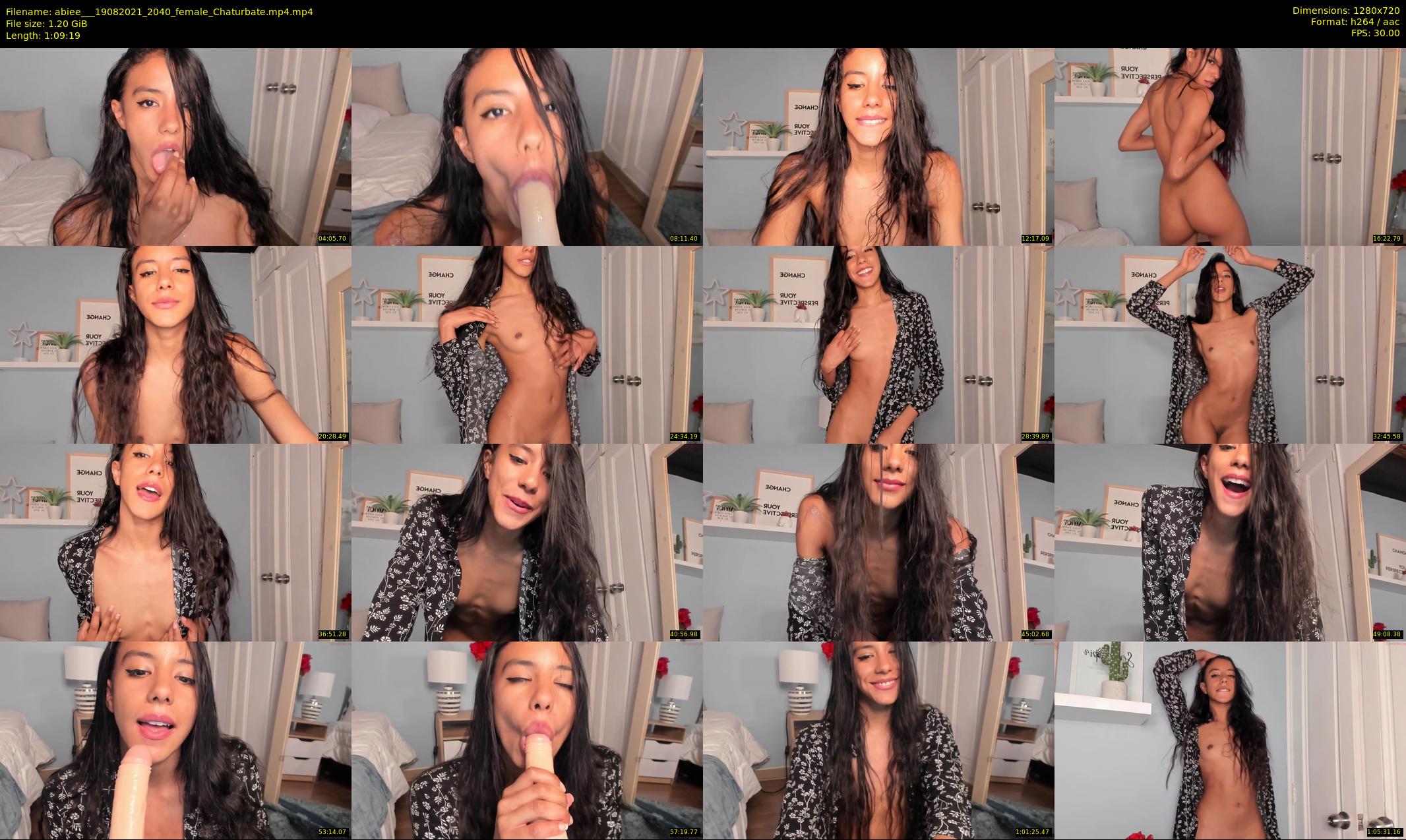 abiee__ — 70 minute Chaturbate female cam show recording, 720p, Aug 19, 2021