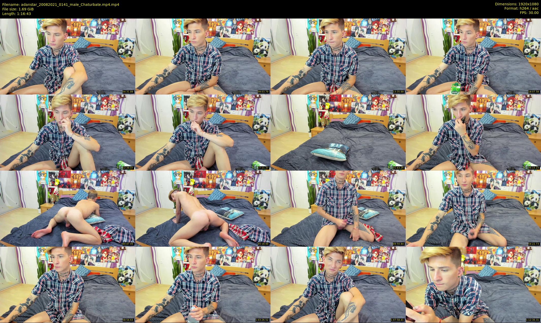 adanstar — 77 minute Chaturbate male cam show recording, 1080p, Aug 20, 2021