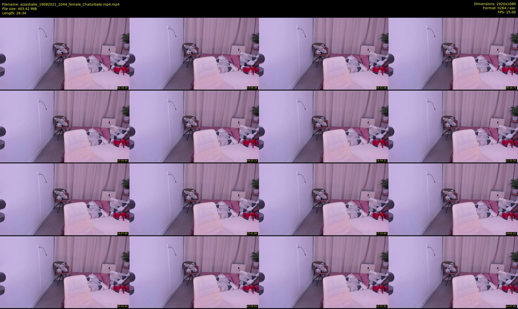 aizashake — 27 minute Chaturbate female cam show recording, 1080p, Aug 19, 2021