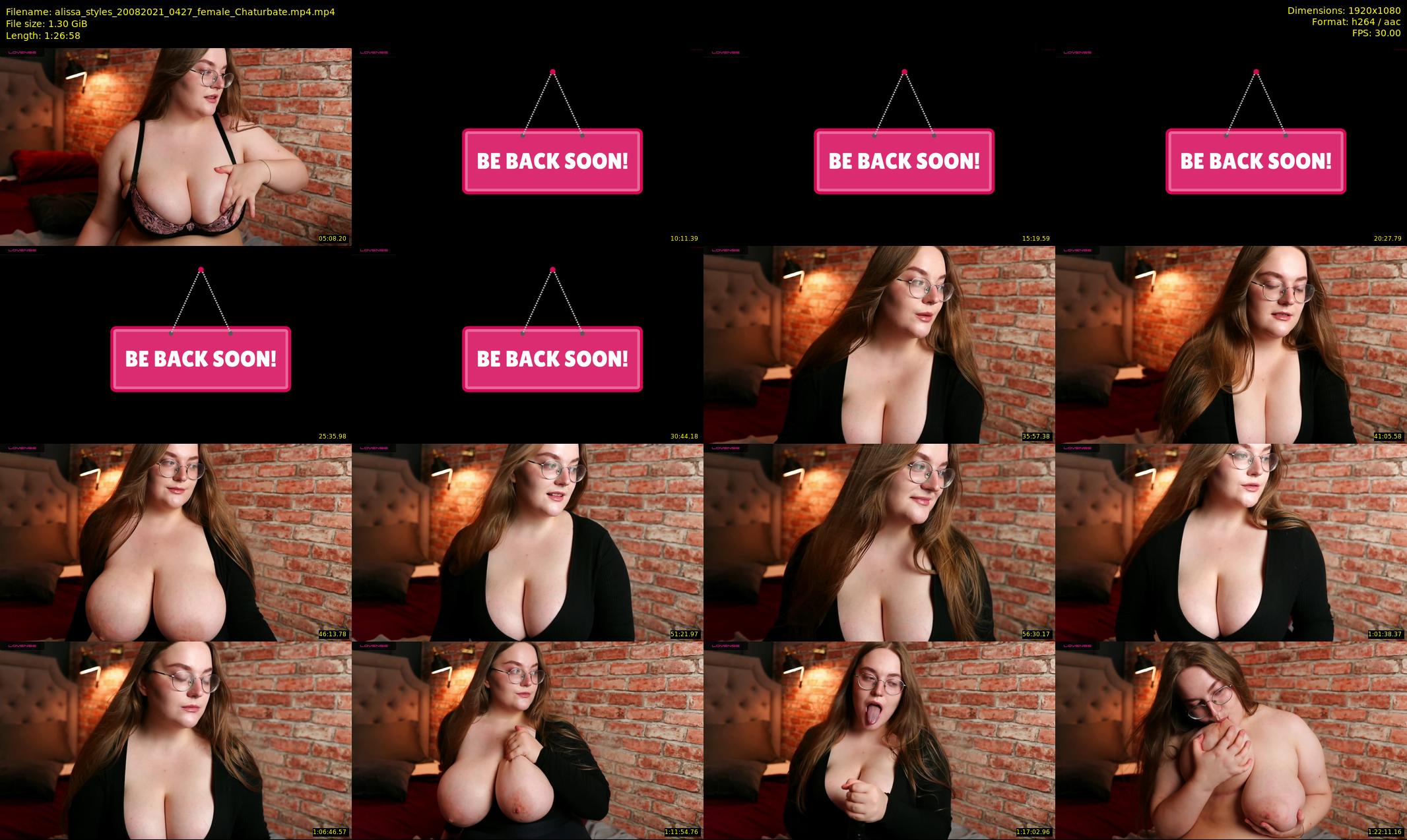 alissa_styles — 87 minute Chaturbate female cam show recording, 1080p, Aug 20, 2021