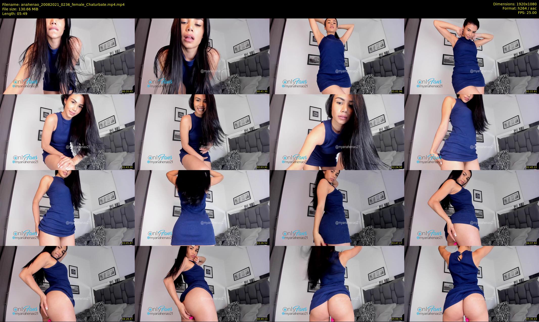 anahenao — 6 minute Chaturbate female cam show recording, 1080p, Aug 20, 2021