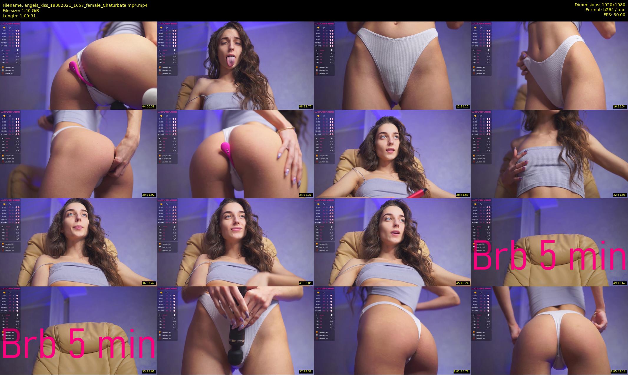 angels_kiss — 70 minute Chaturbate female cam show recording, 1080p, Aug 19, 2021