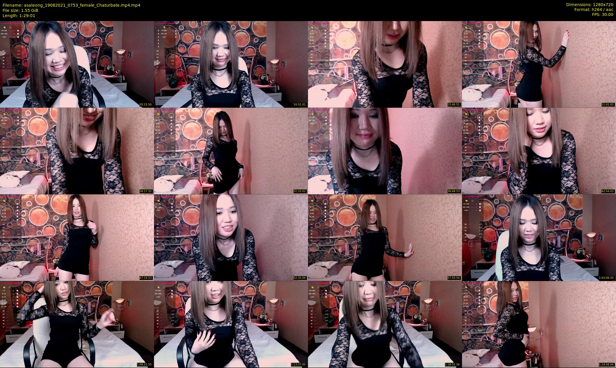 asaleong — 90 minute Chaturbate female cam show recording, 720p, Aug 19, 2021