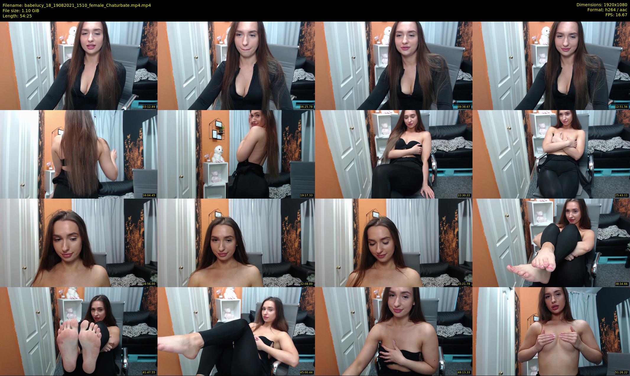 babelucy_18 — 55 minute Chaturbate female cam show recording, 1080p, Aug 19, 2021