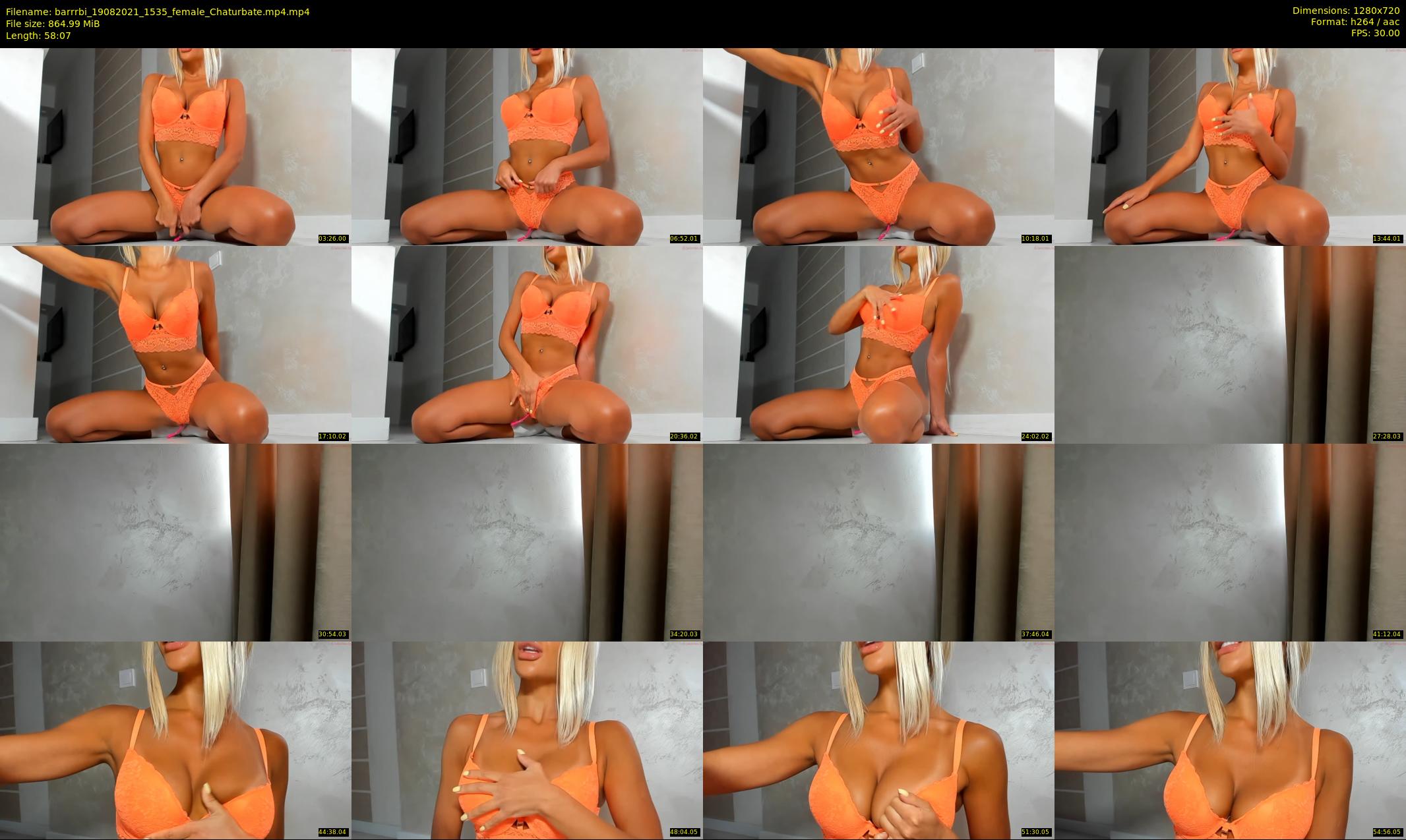 barrrbi — 59 minute Chaturbate female cam show recording, 720p, Aug 19, 2021