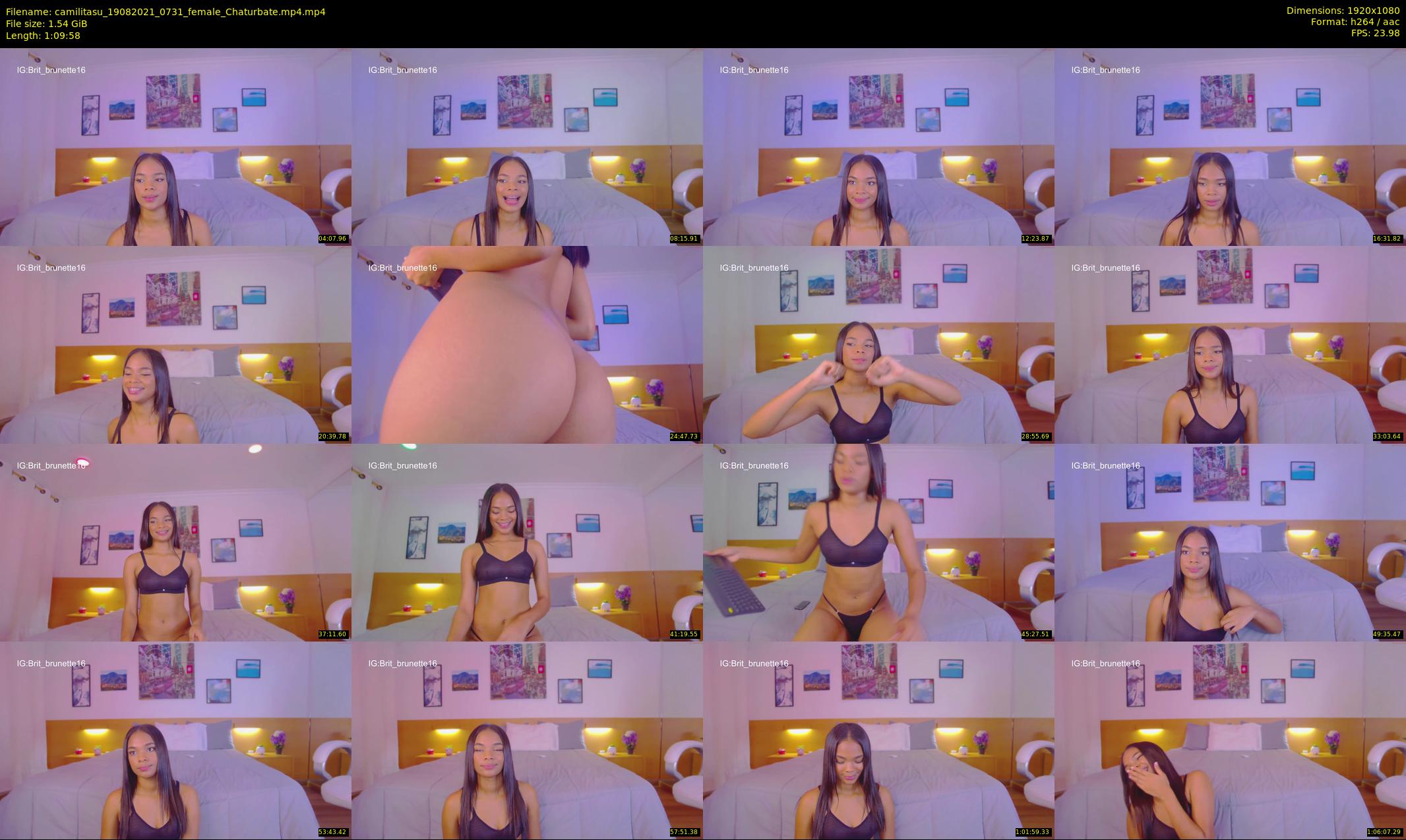 camilitasu — 70 minute Chaturbate female cam show recording, 1080p, Aug 19, 2021