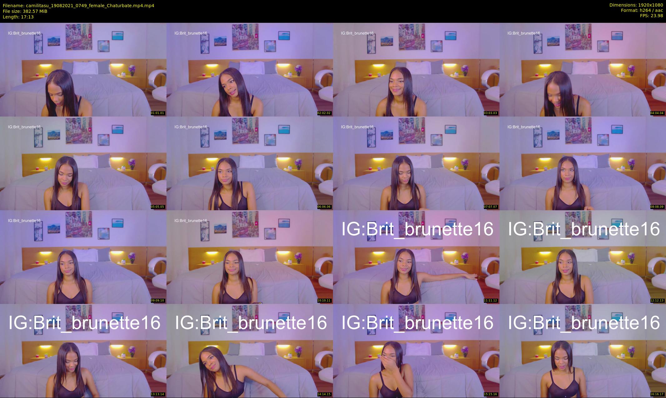 camilitasu — 18 minute Chaturbate female cam show recording, 1080p, Aug 19, 2021