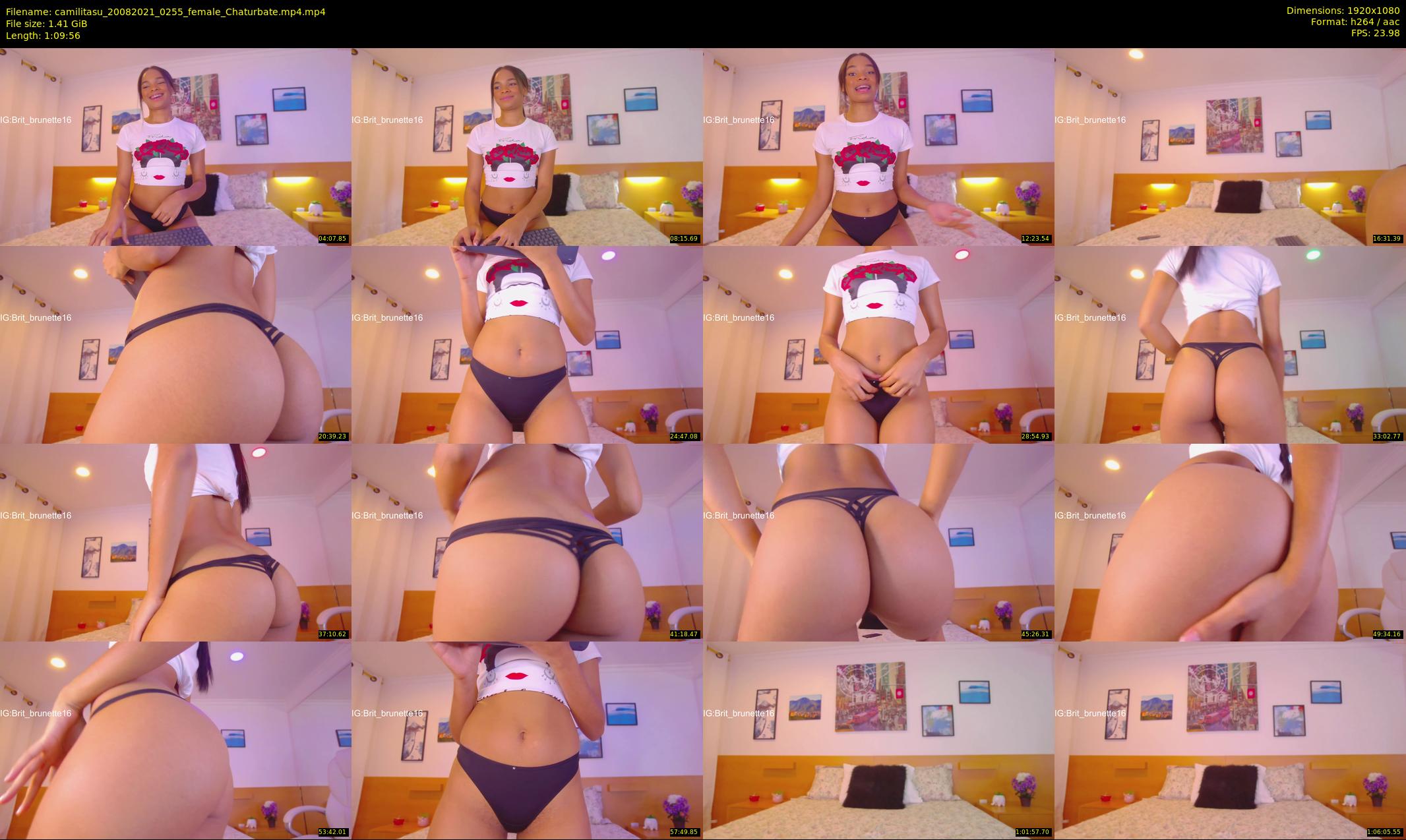 camilitasu — 70 minute Chaturbate female cam show recording, 1080p, Aug 20, 2021