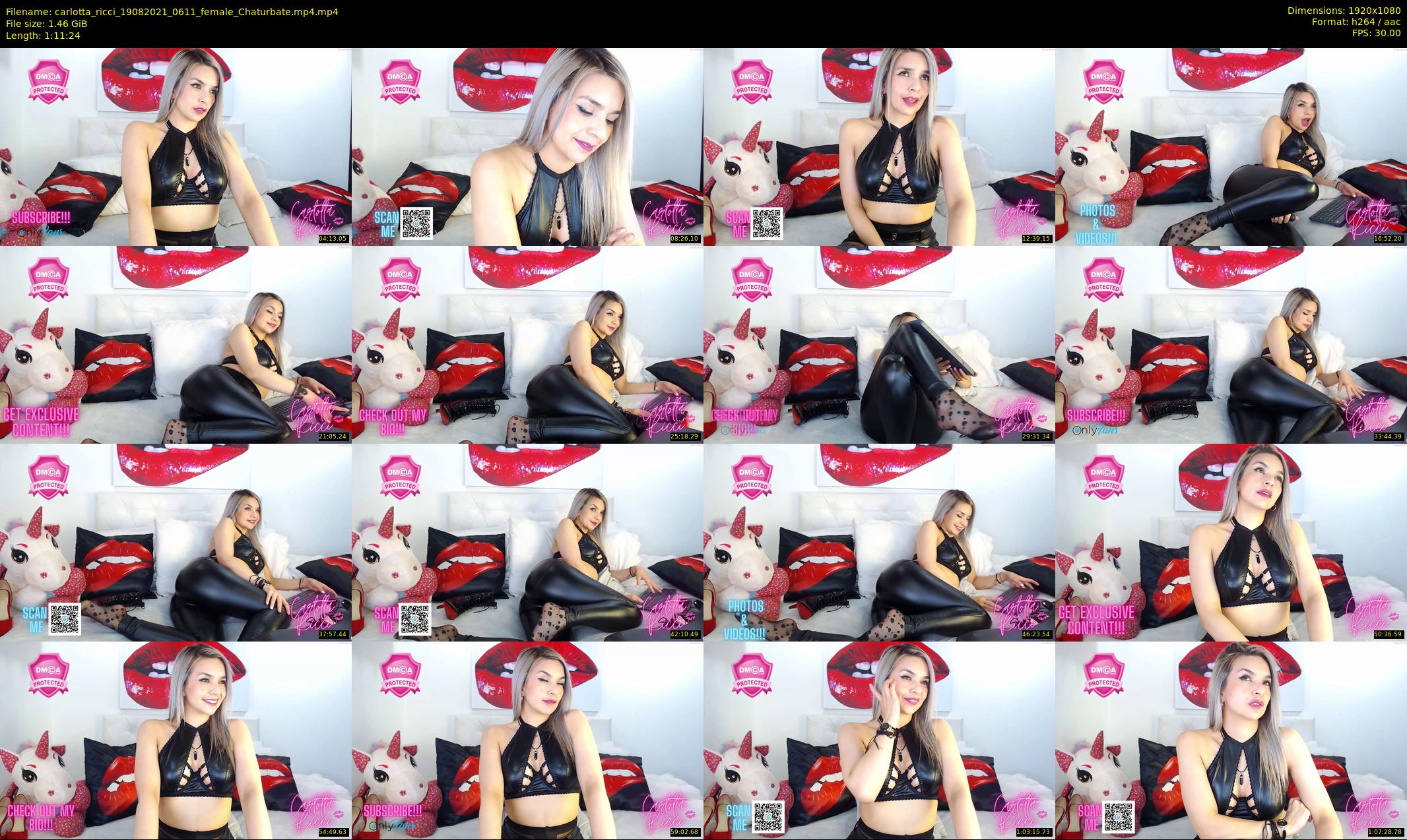 carlotta_ricci — 72 minute Chaturbate female cam show recording, 1080p, Aug 19, 2021