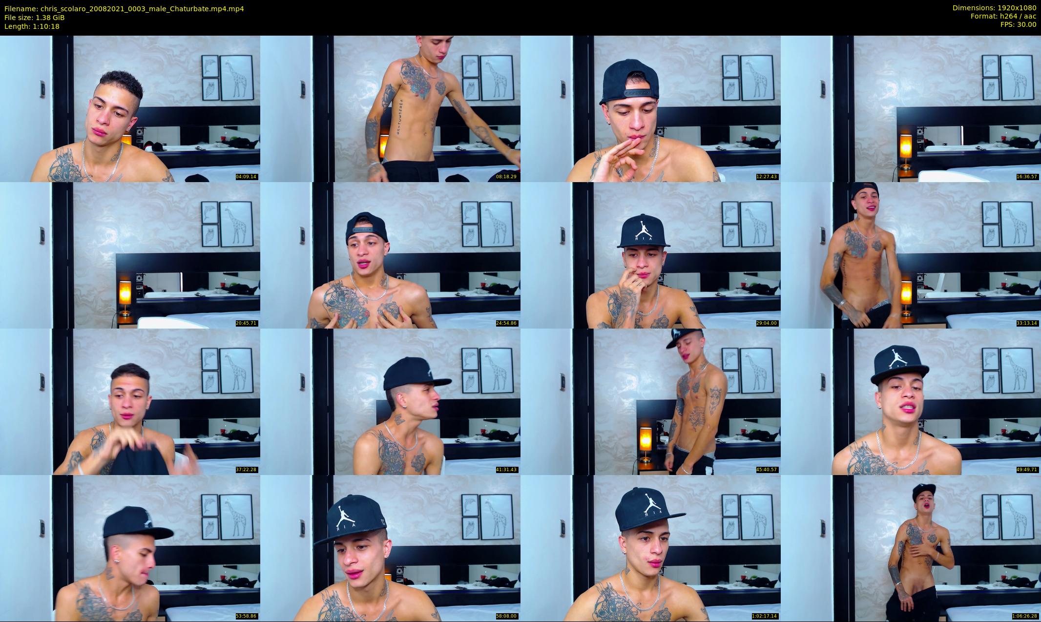 chris_scolaro — 71 minute Chaturbate male cam show recording, 1080p, Aug 20, 2021