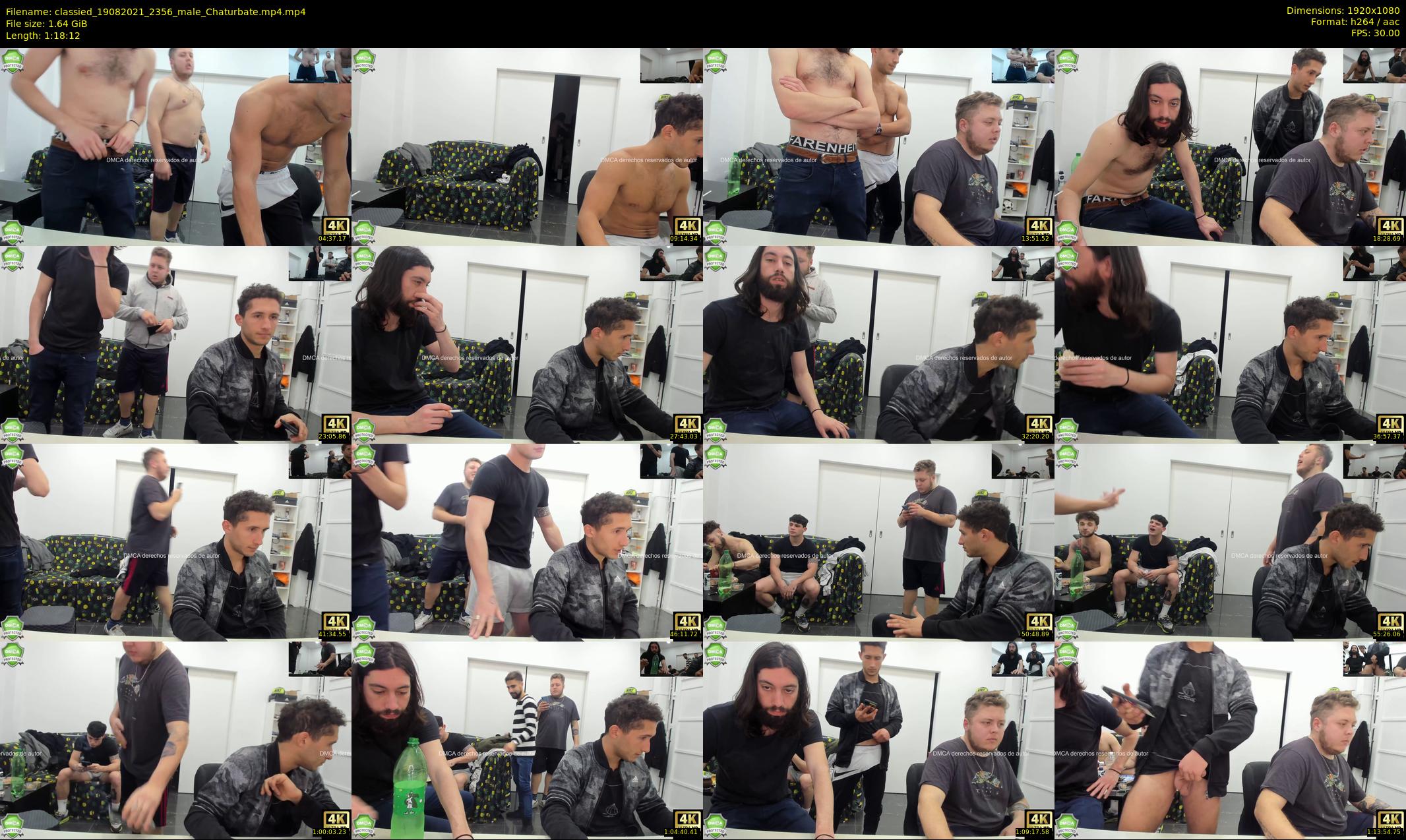 classied — 79 minute Chaturbate male cam show recording, 1080p, Aug 19, 2021