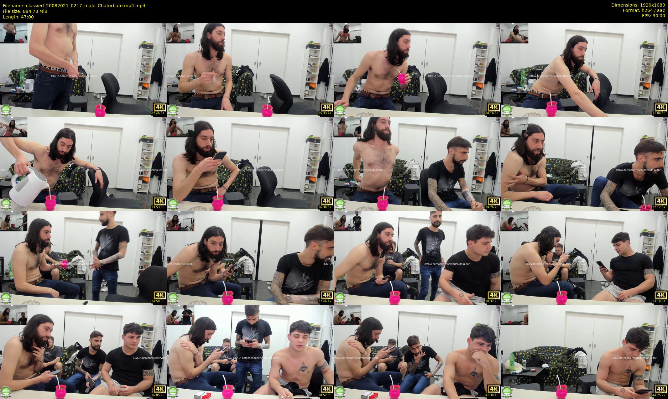 classied — 47 minute Chaturbate male cam show recording, 1080p, Aug 20, 2021