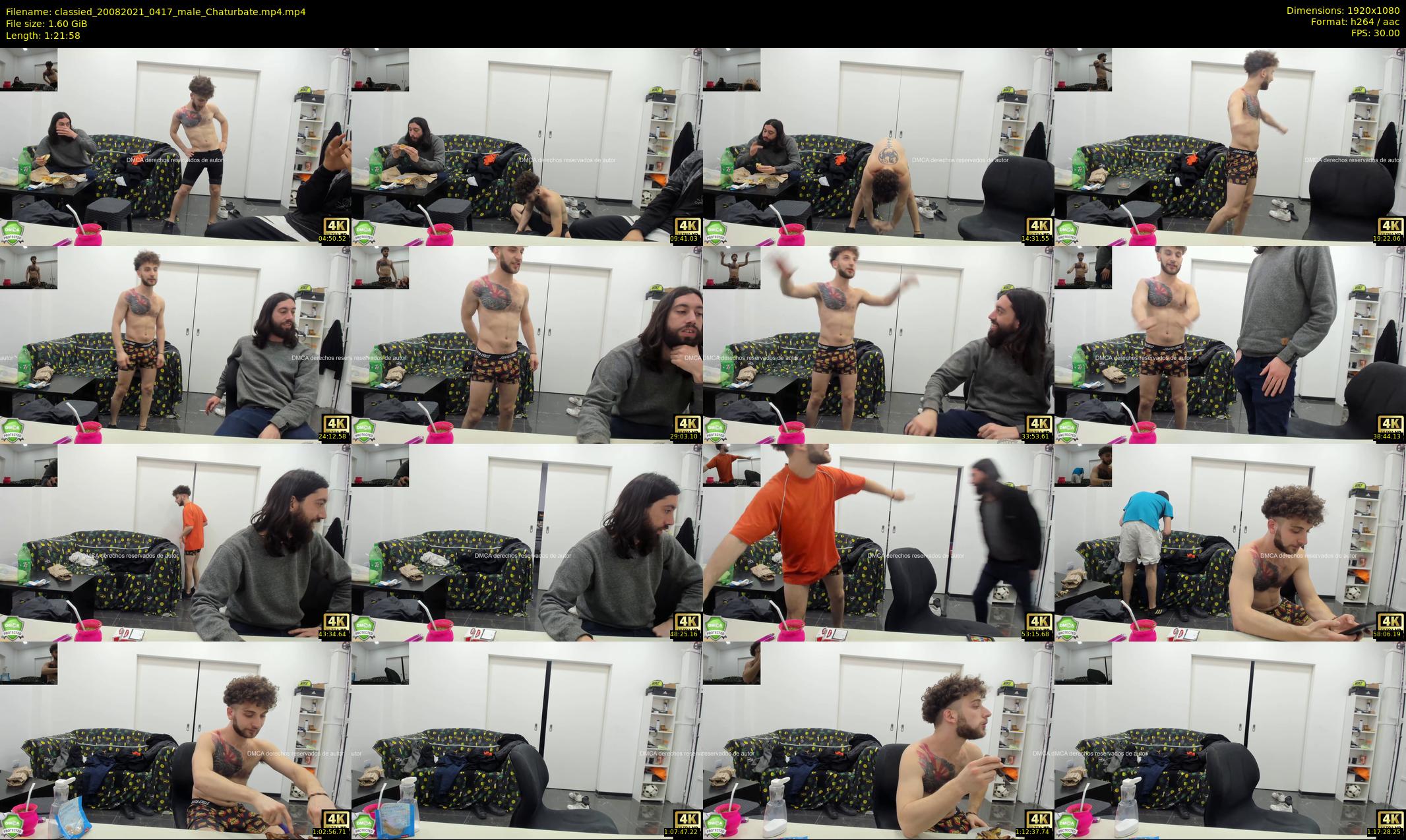 classied — 82 minute Chaturbate male cam show recording, 1080p, Aug 20, 2021