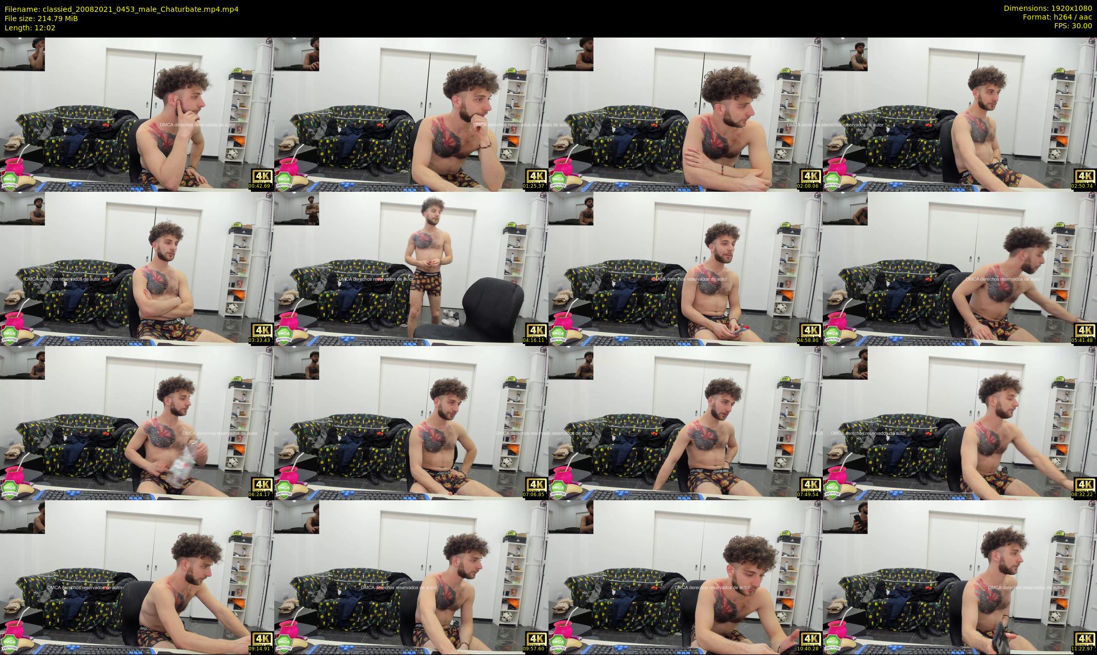 classied — 13 minute Chaturbate male cam show recording, 1080p, Aug 20, 2021