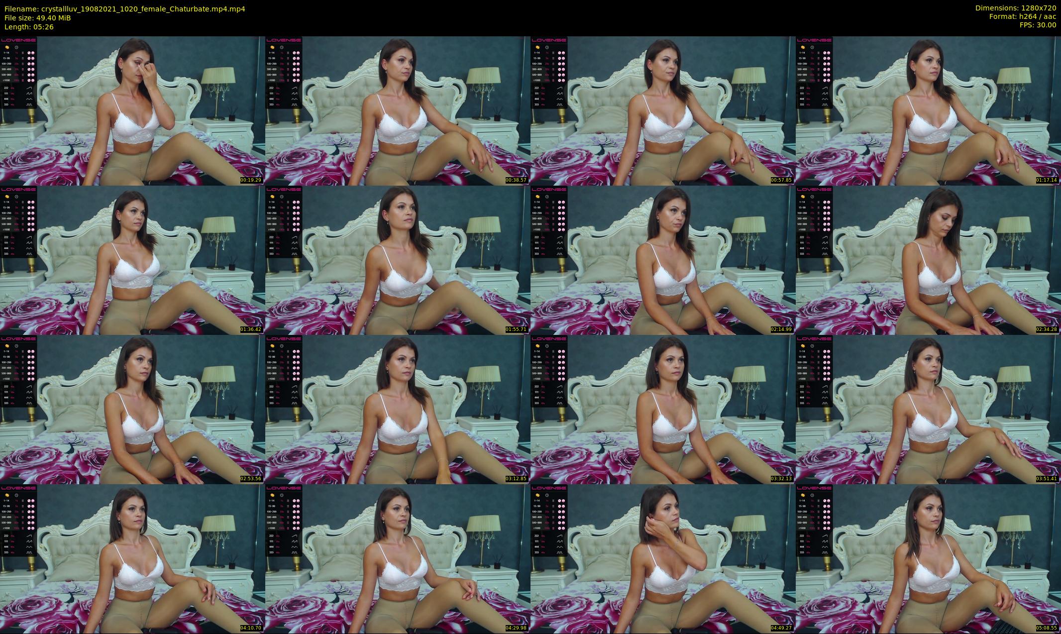 crystallluv — 6 minute Chaturbate female cam show recording, 720p, Aug 19, 2021