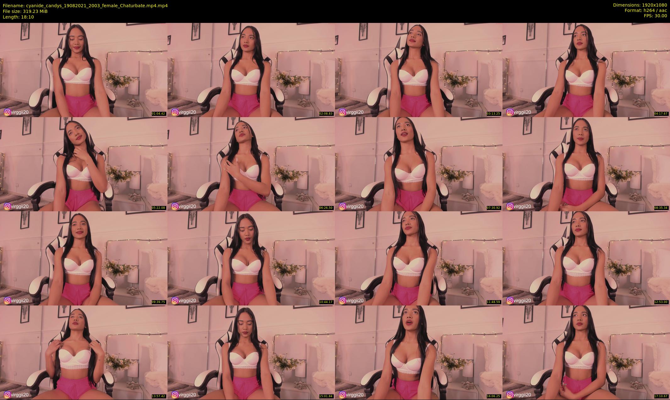 cyanide_candys — 19 minute Chaturbate female cam show recording, 1080p, Aug 19, 2021