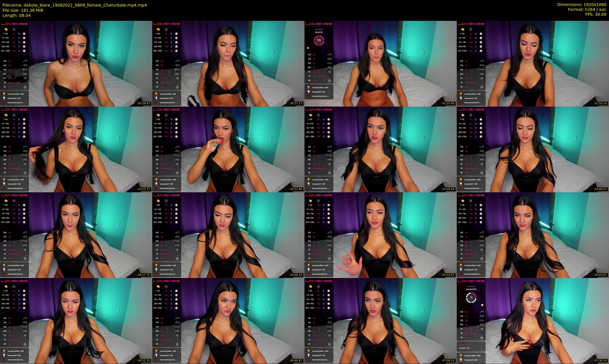 dakota_blare — 9 minute Chaturbate female cam show recording, 1080p, Aug 19, 2021