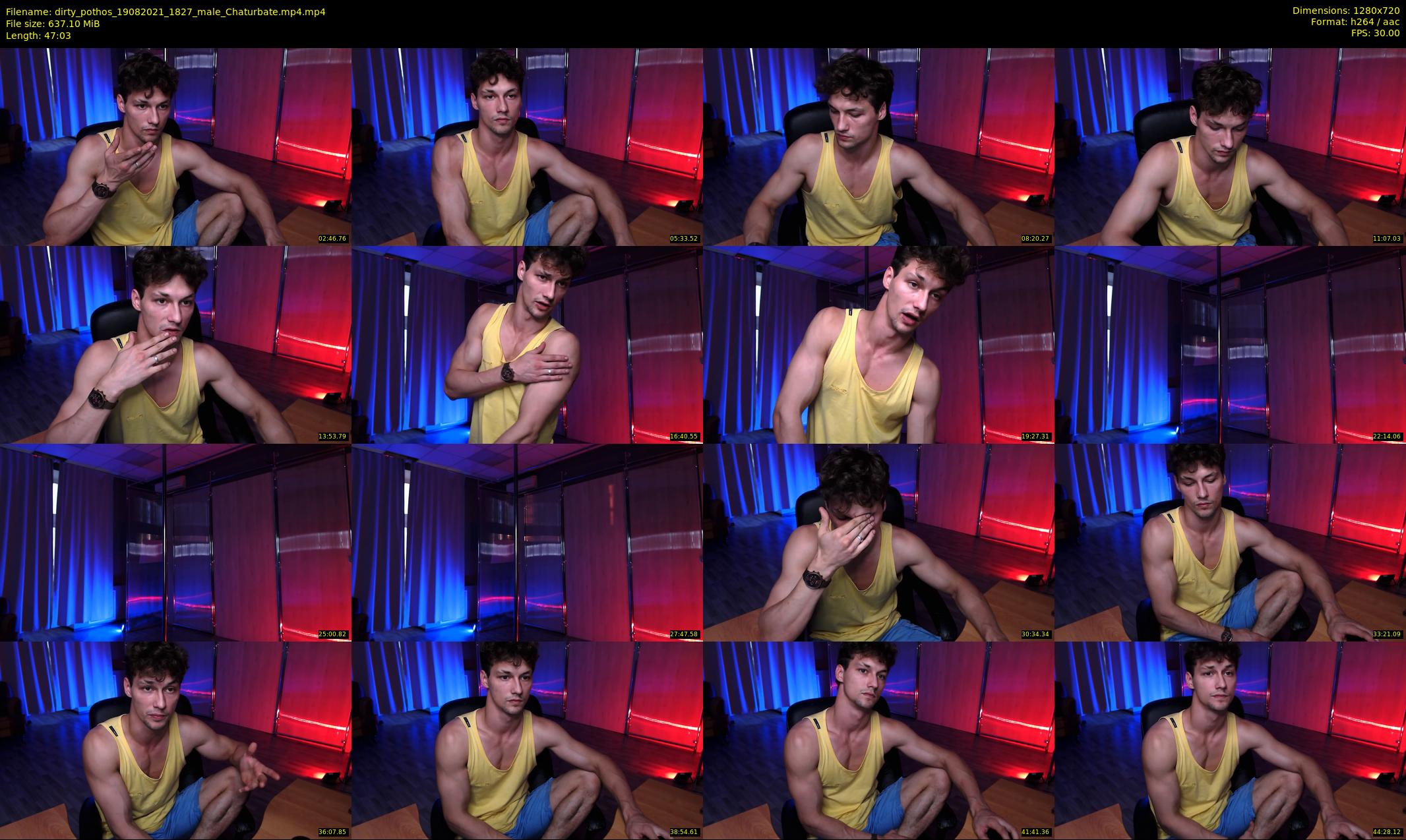 dirty_pothos — 48 minute Chaturbate male cam show recording, 720p, Aug 19, 2021