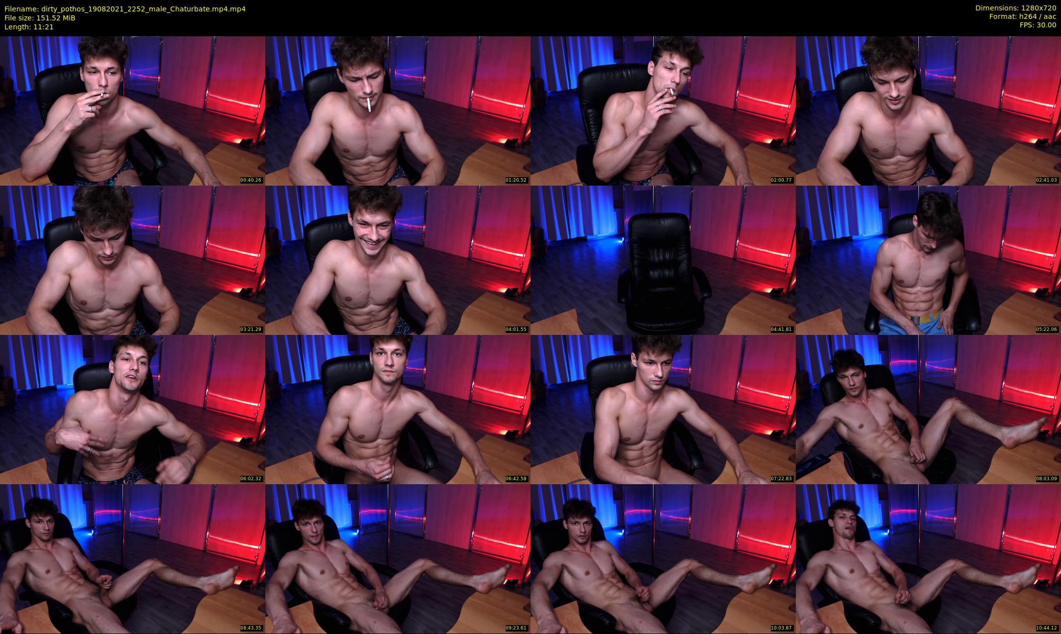 dirty_pothos — 12 minute Chaturbate male cam show recording, 720p, Aug 19, 2021