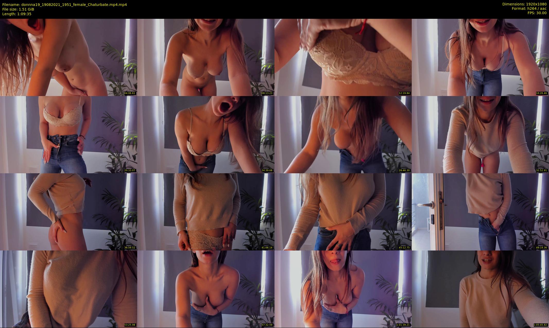 donnna19 — 70 minute Chaturbate female cam show recording, 1080p, Aug 19, 2021