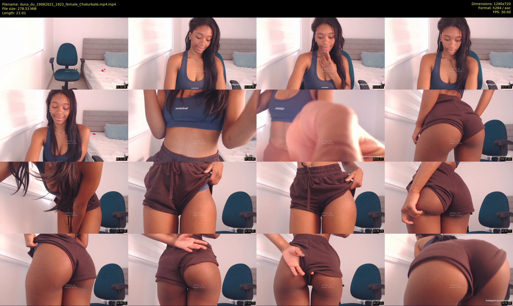 duna_du — 22 minute Chaturbate female cam show recording, 720p, Aug 19, 2021