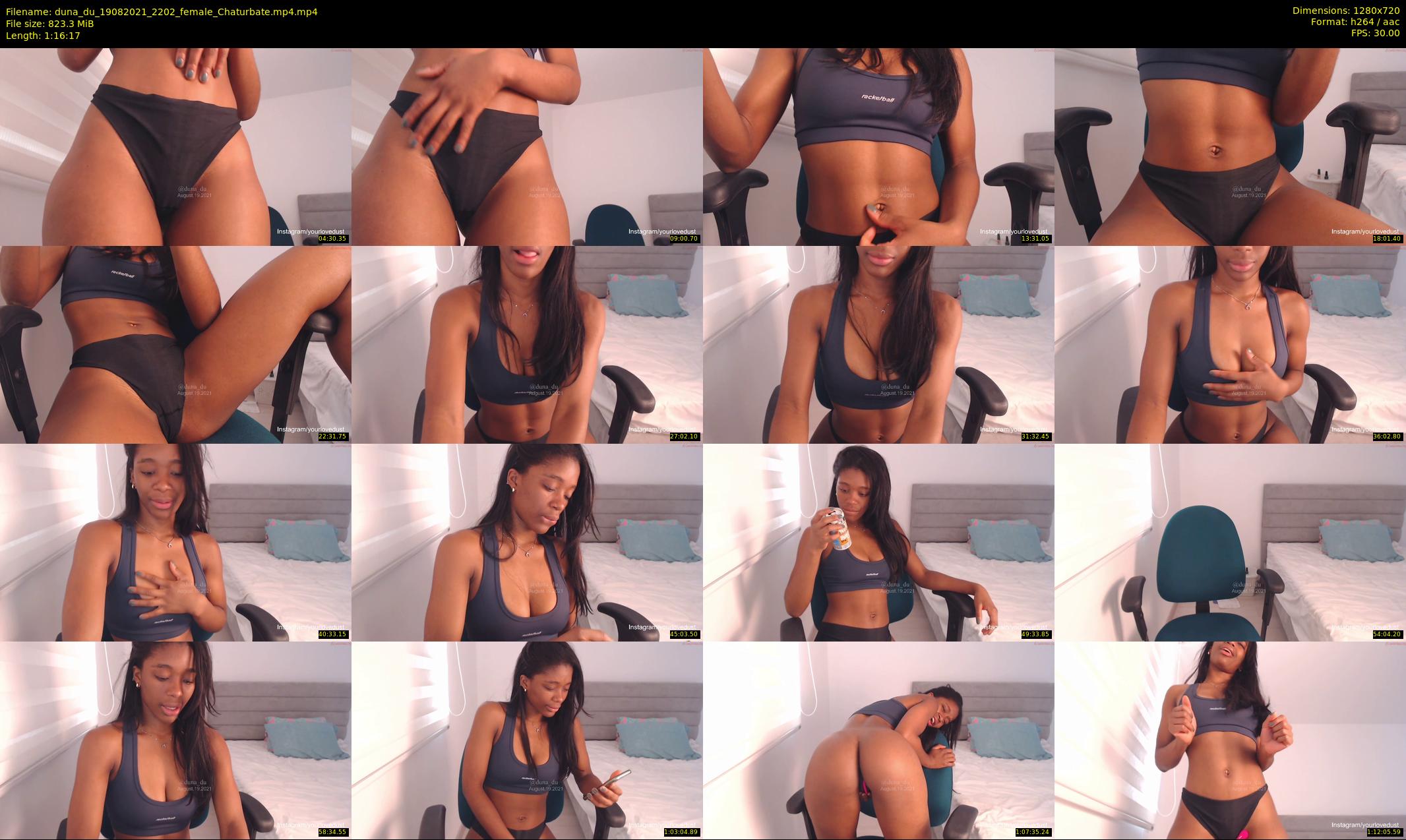 duna_du — 77 minute Chaturbate female cam show recording, 720p, Aug 19, 2021