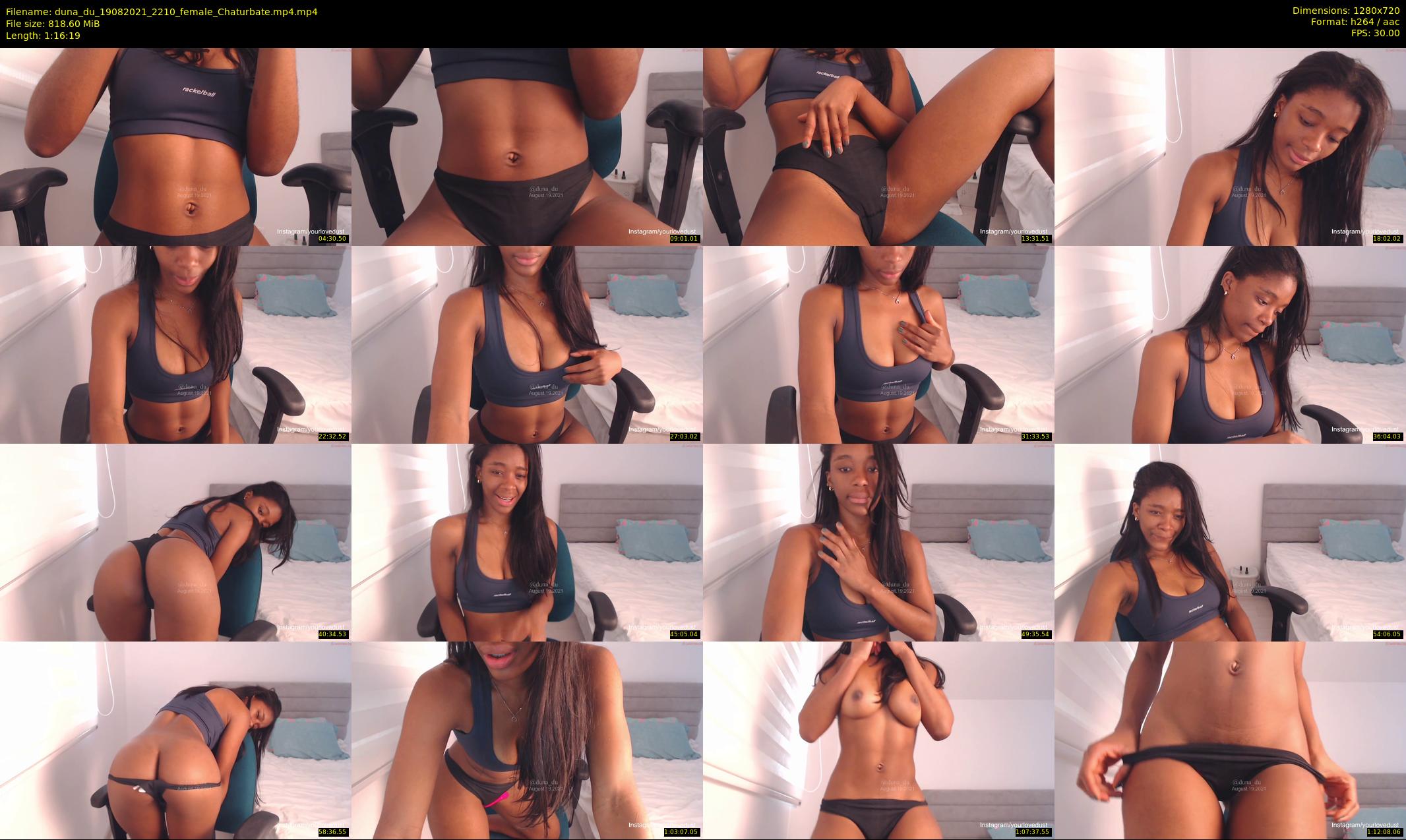 duna_du — 77 minute Chaturbate female cam show recording, 720p, Aug 19, 2021