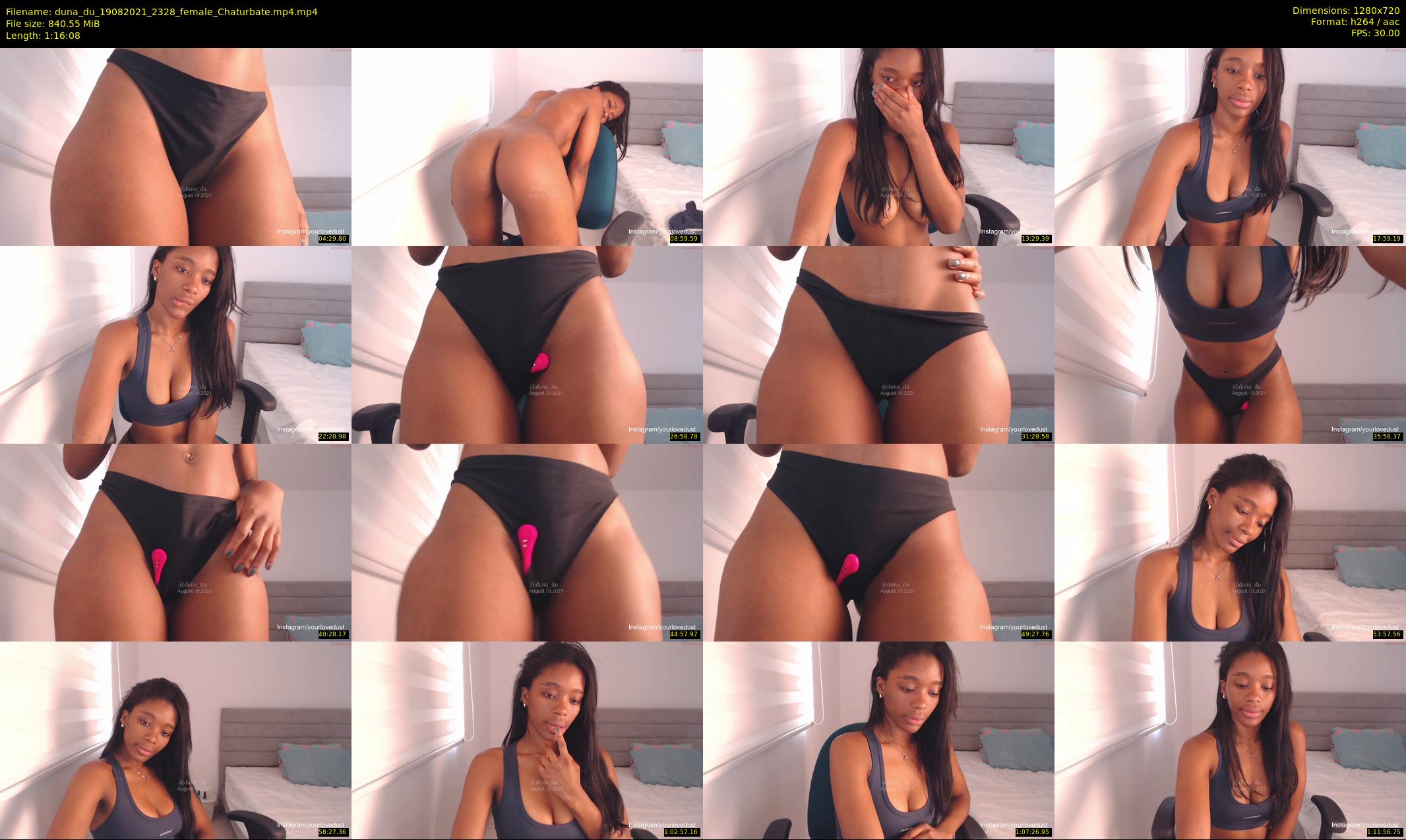 duna_du — 77 minute Chaturbate female cam show recording, 720p, Aug 19, 2021