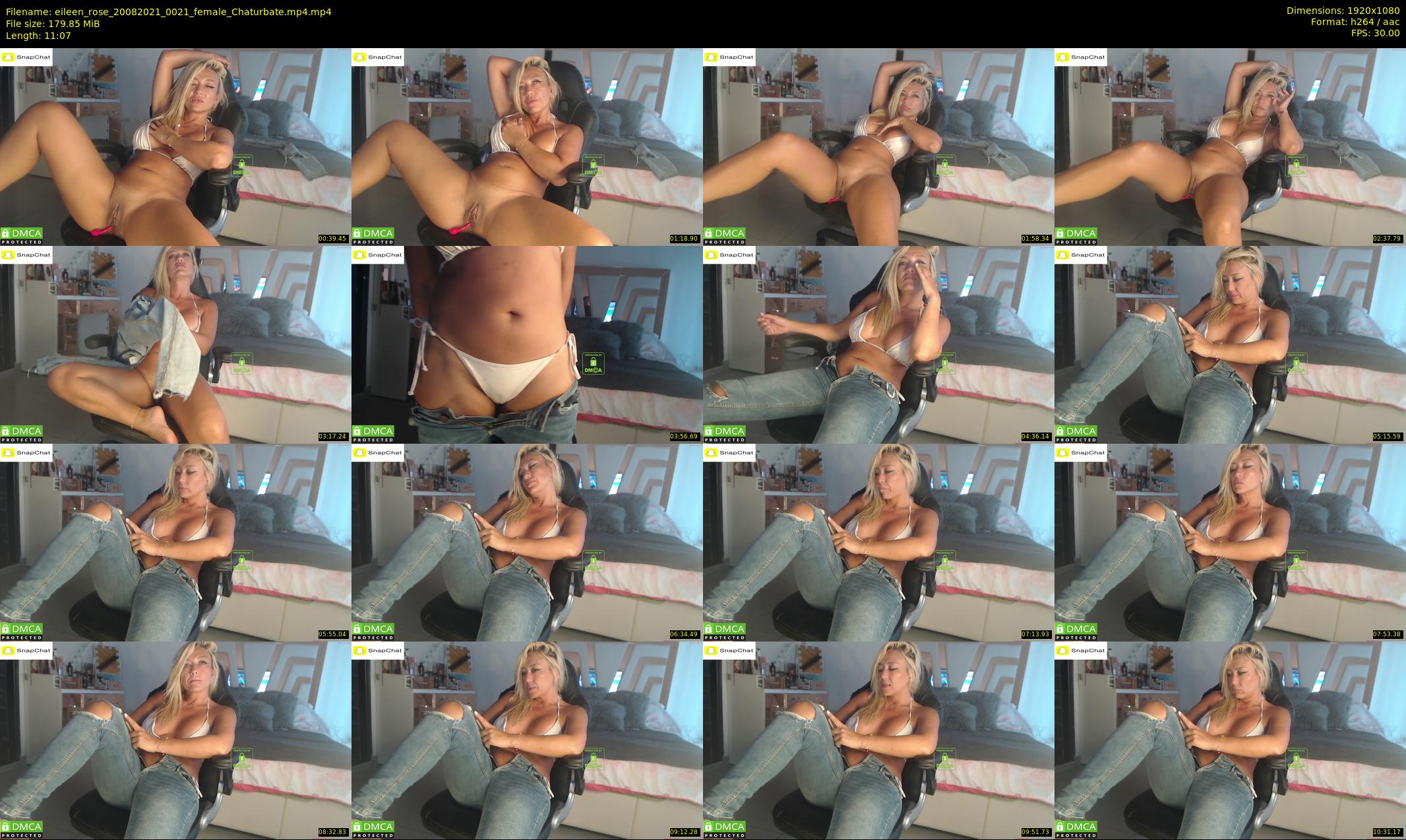 eileen_rose — 12 minute Chaturbate female cam show recording, 1080p, Aug 20, 2021