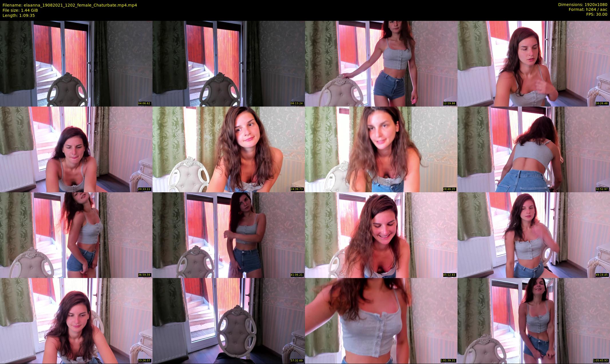 elaanna — 70 minute Chaturbate female cam show recording, 1080p, Aug 19, 2021