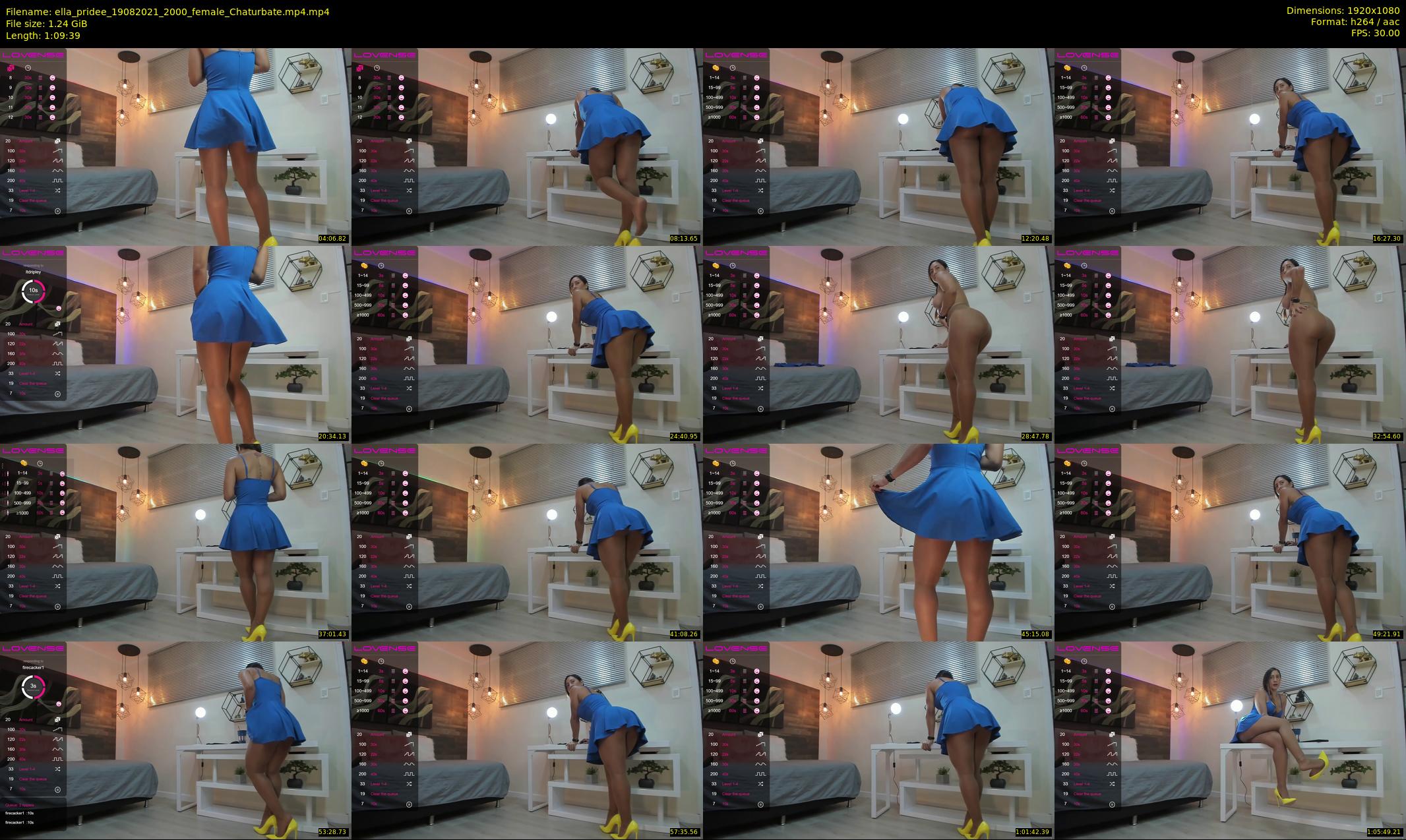 ella_pridee — 70 minute Chaturbate female cam show recording, 1080p, Aug 19, 2021