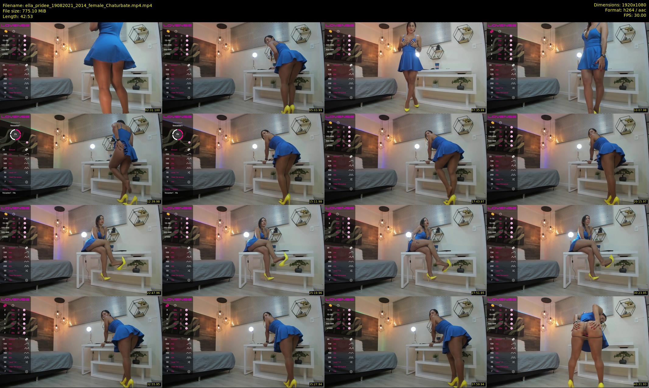 ella_pridee — 43 minute Chaturbate female cam show recording, 1080p, Aug 19, 2021