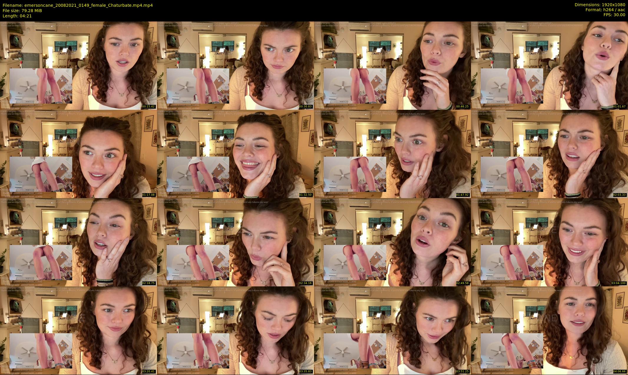 emersoncane — 5 minute Chaturbate female cam show recording, 1080p, Aug 20, 2021